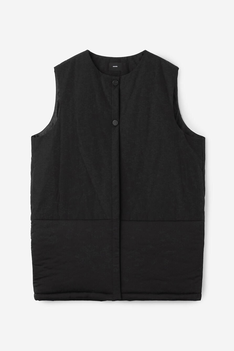 padded long vest