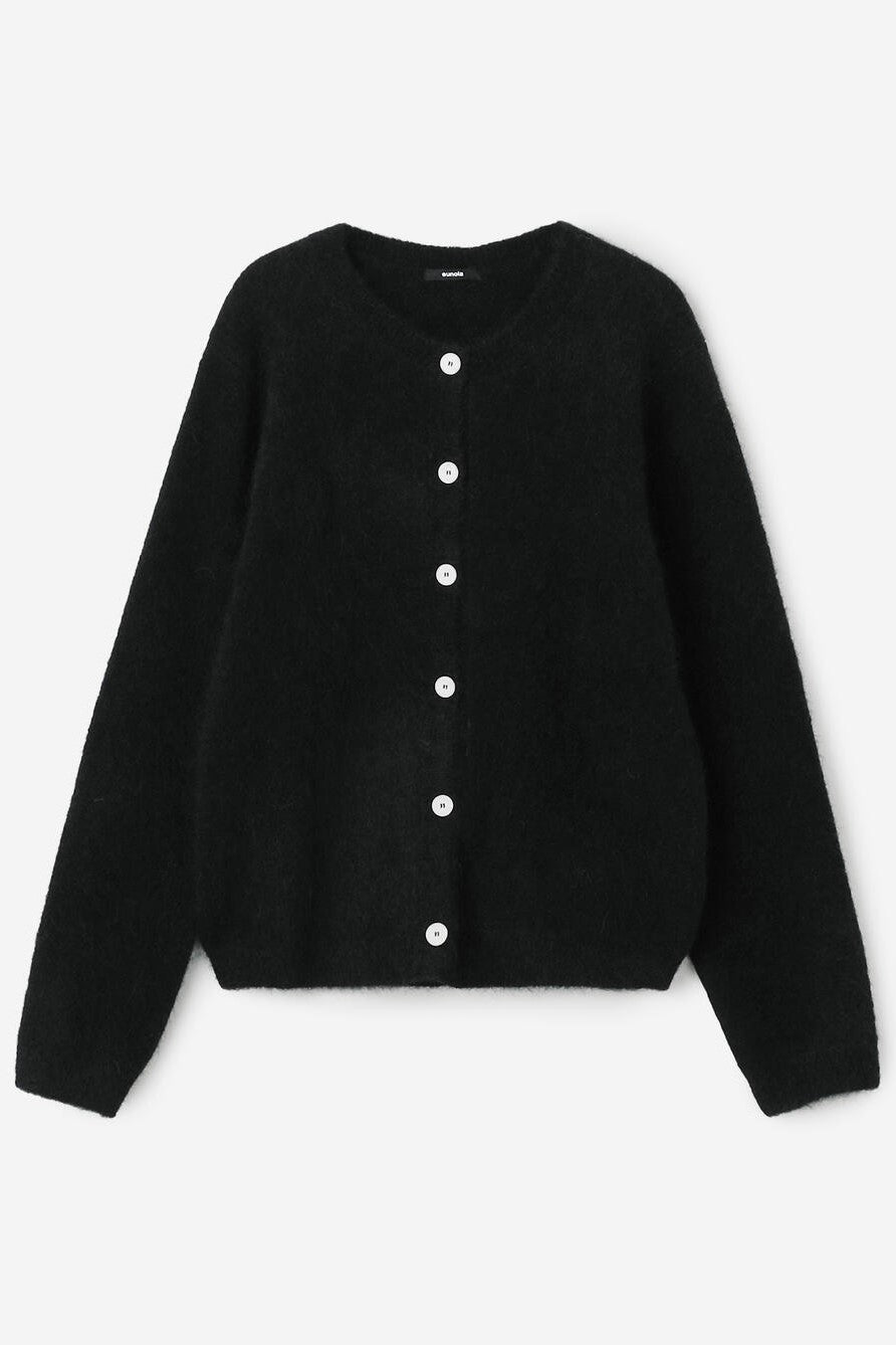 soft alpaca cardigan