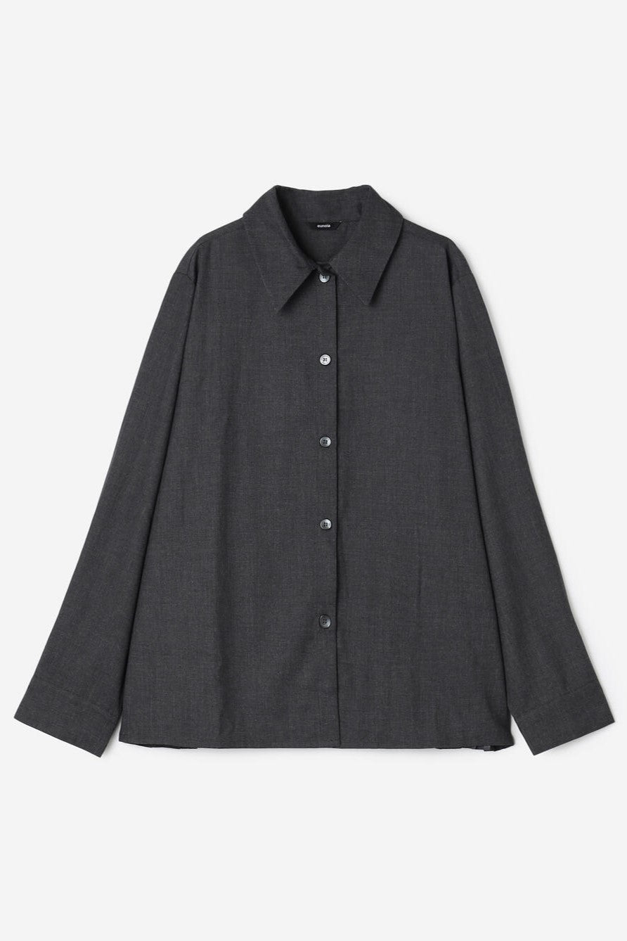mild wool pleats shirt