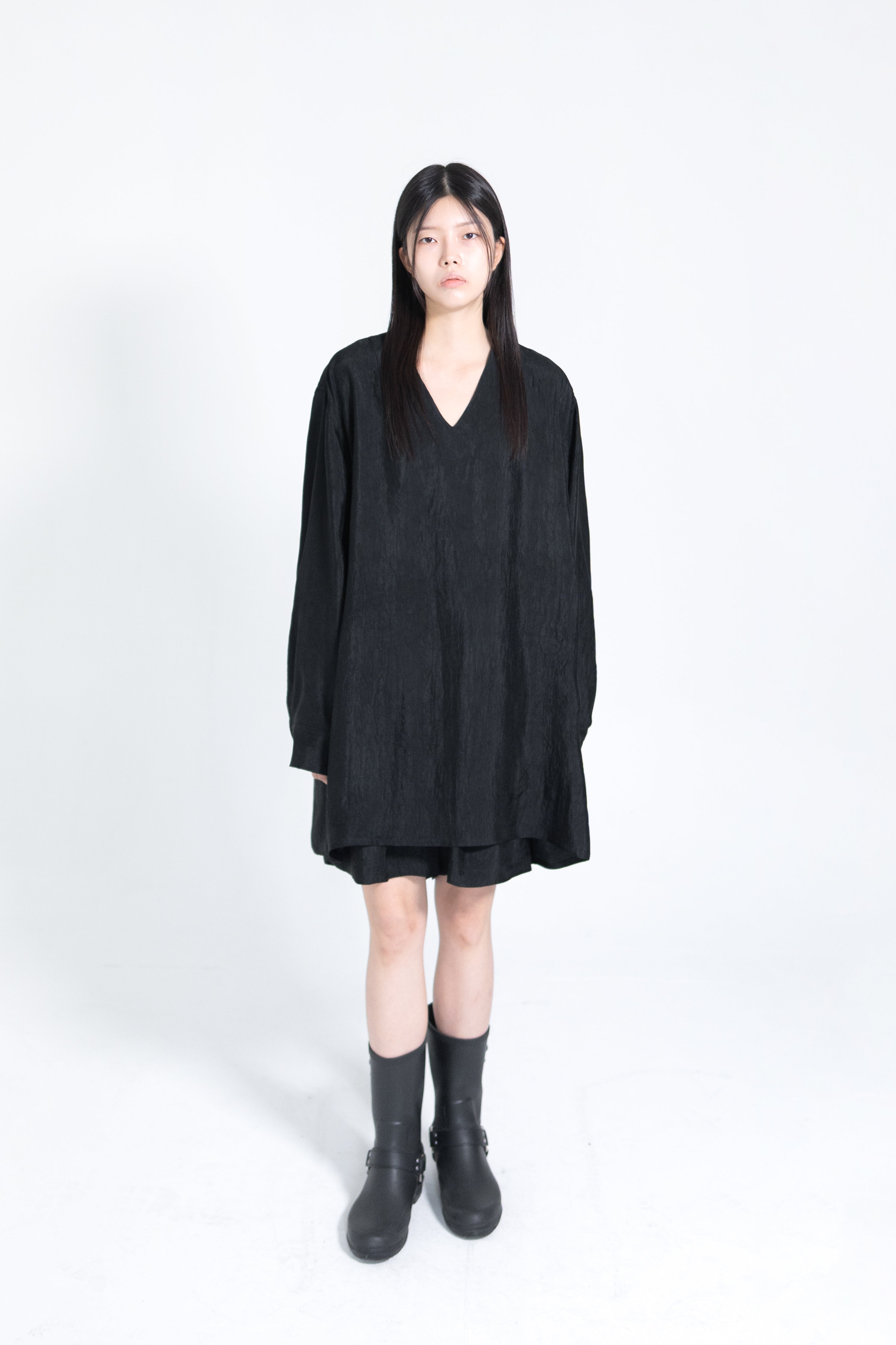 acetate v neck shirt