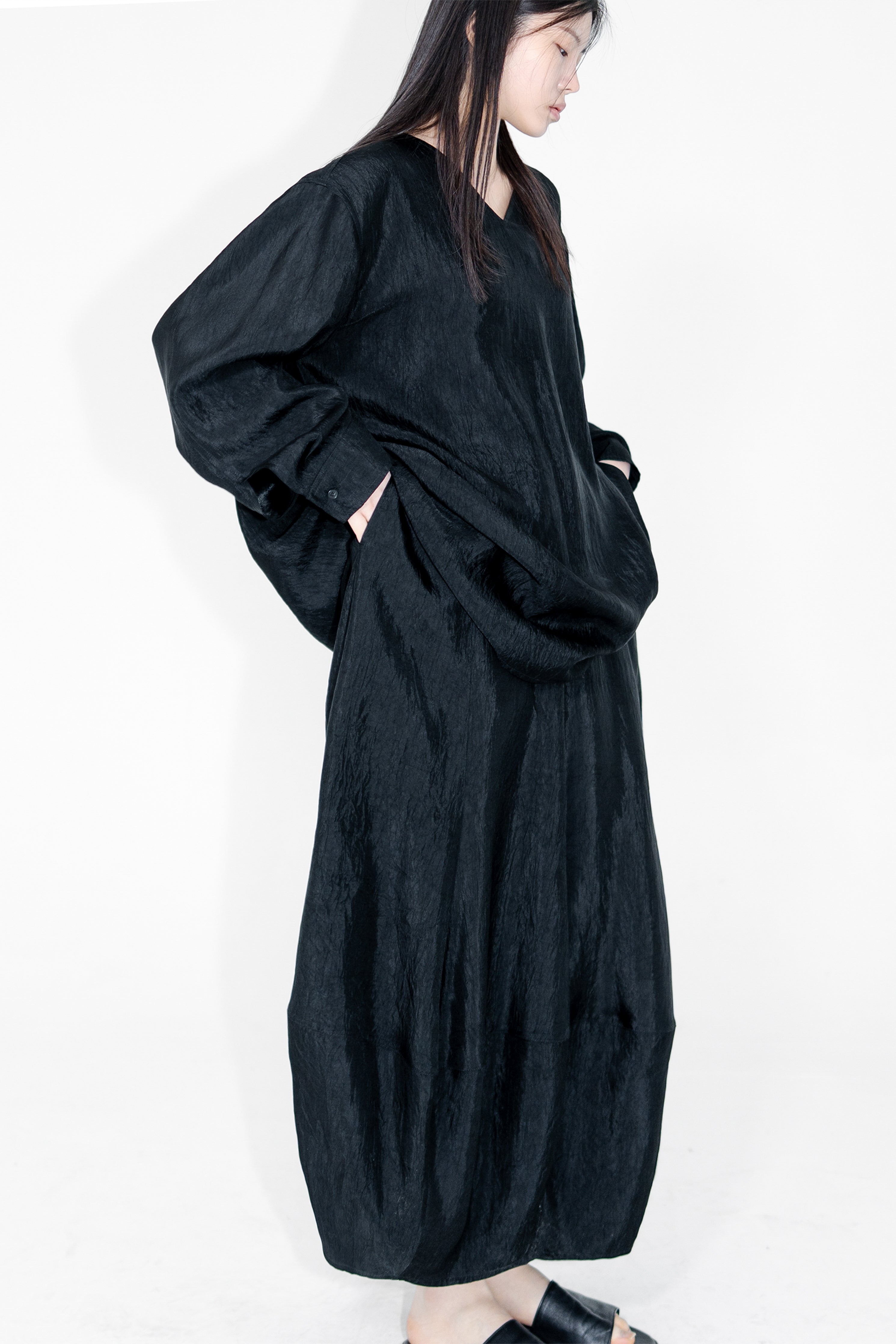 acetate v neck shirt