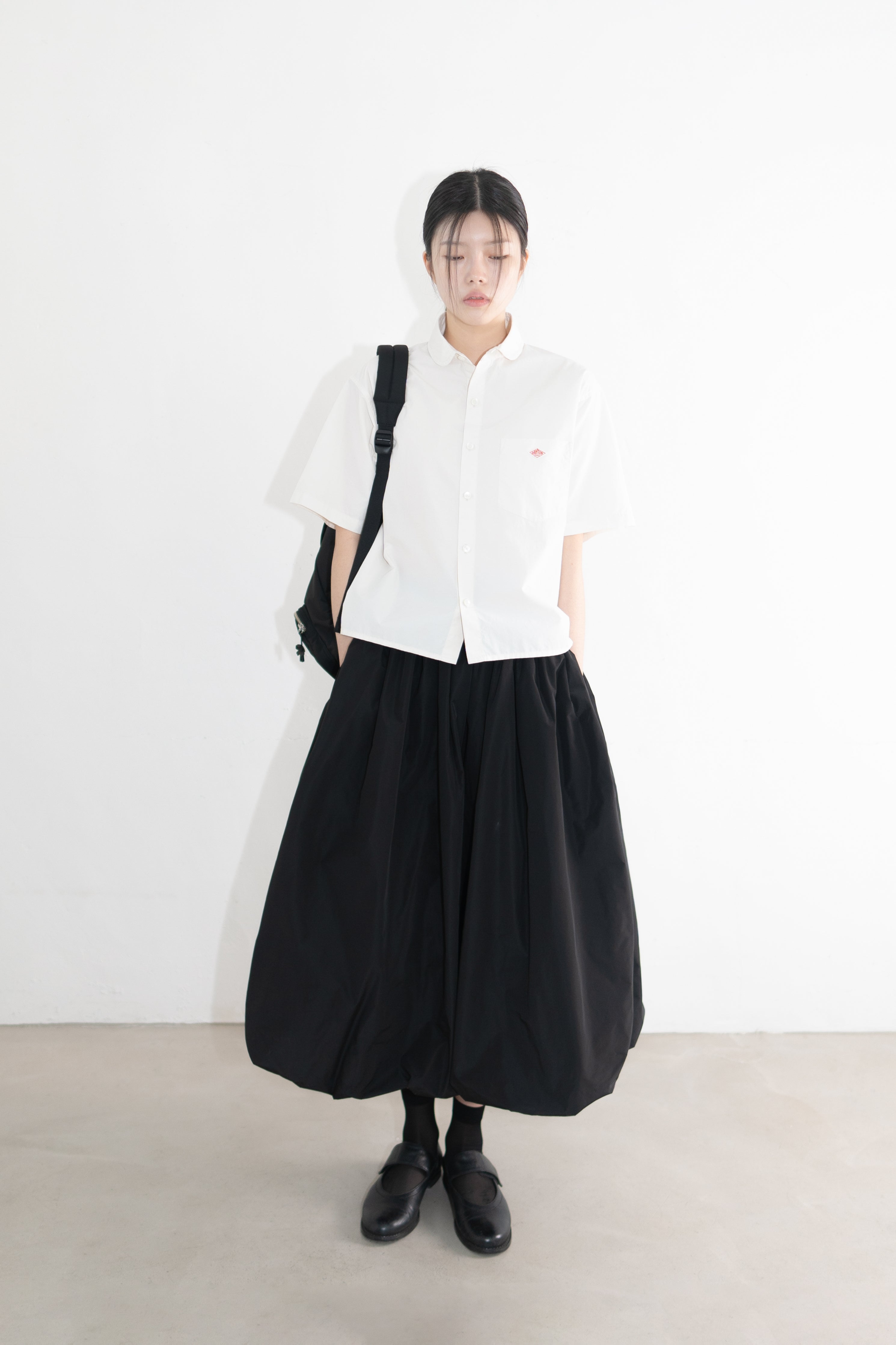 back pleats hari shirt