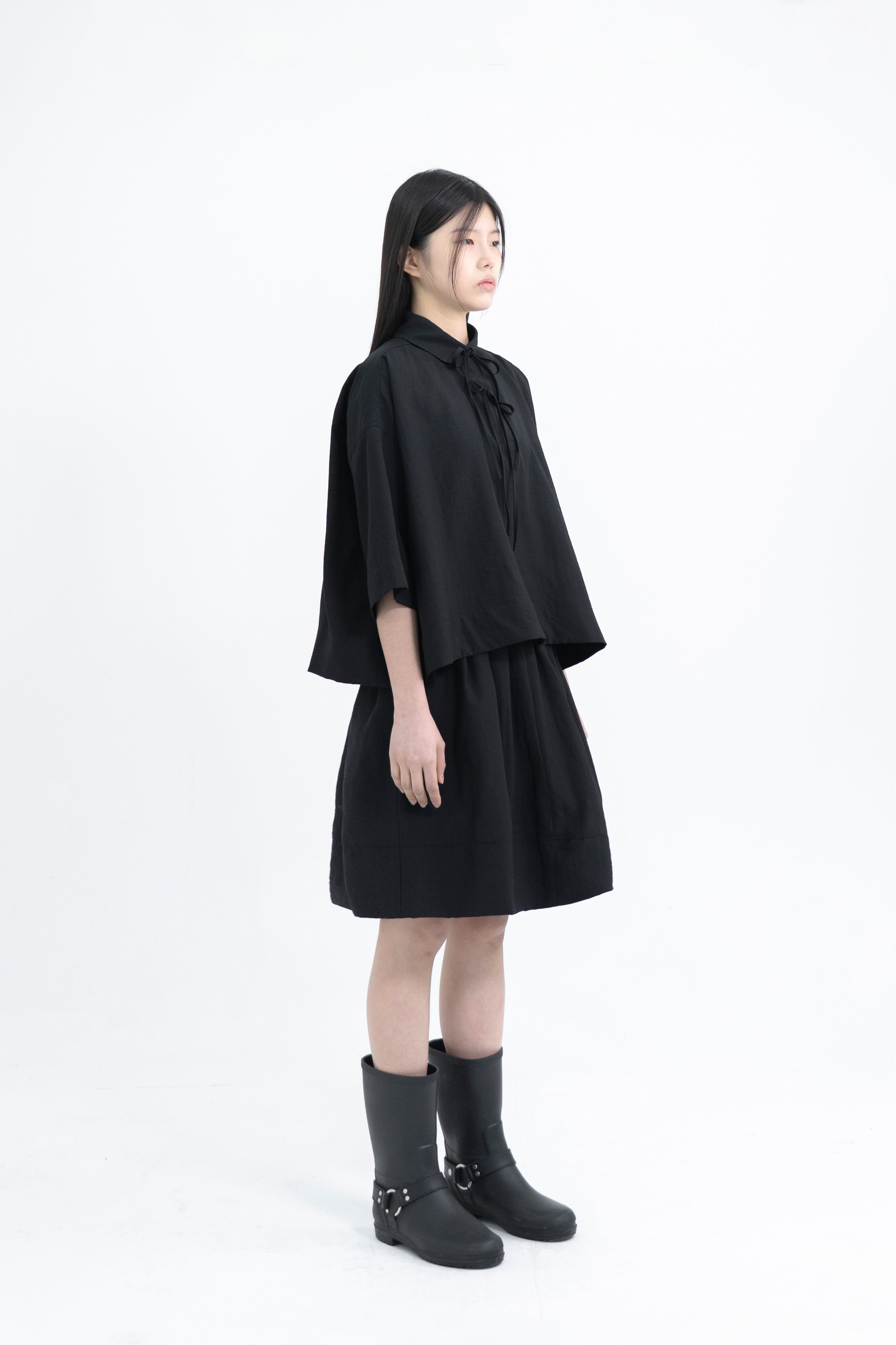 basic ribbon blouse