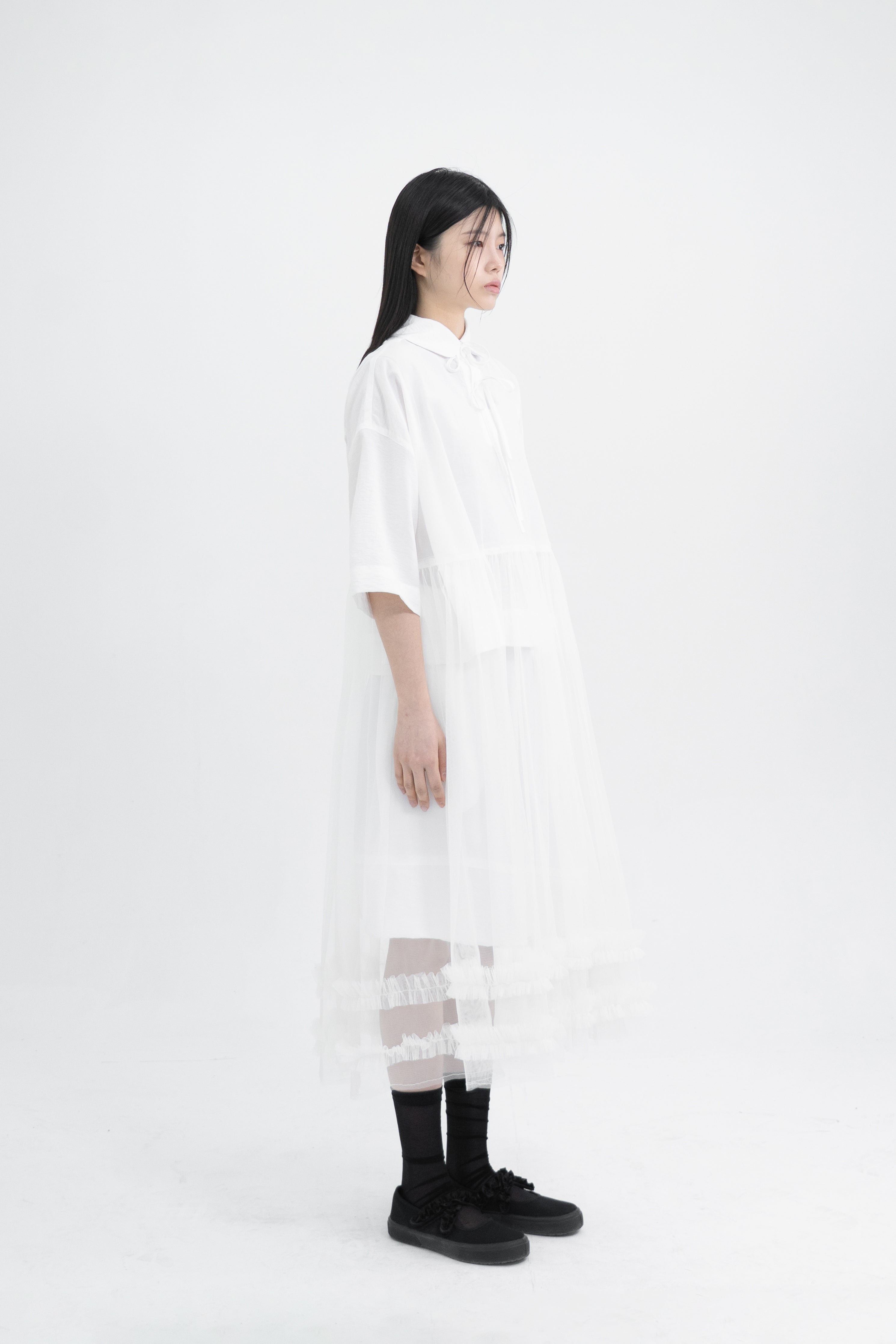 basic ribbon blouse