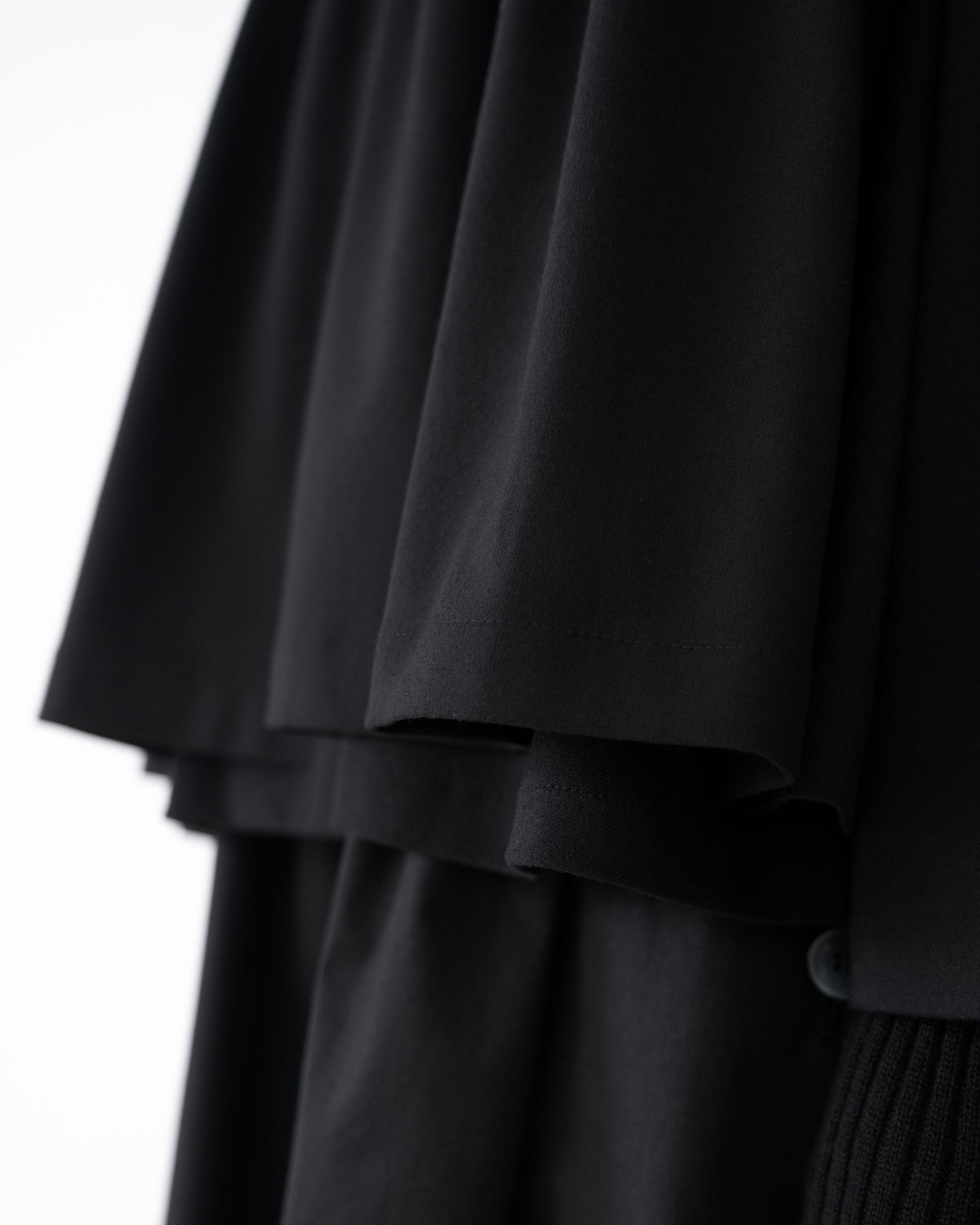 button layer frill jacket