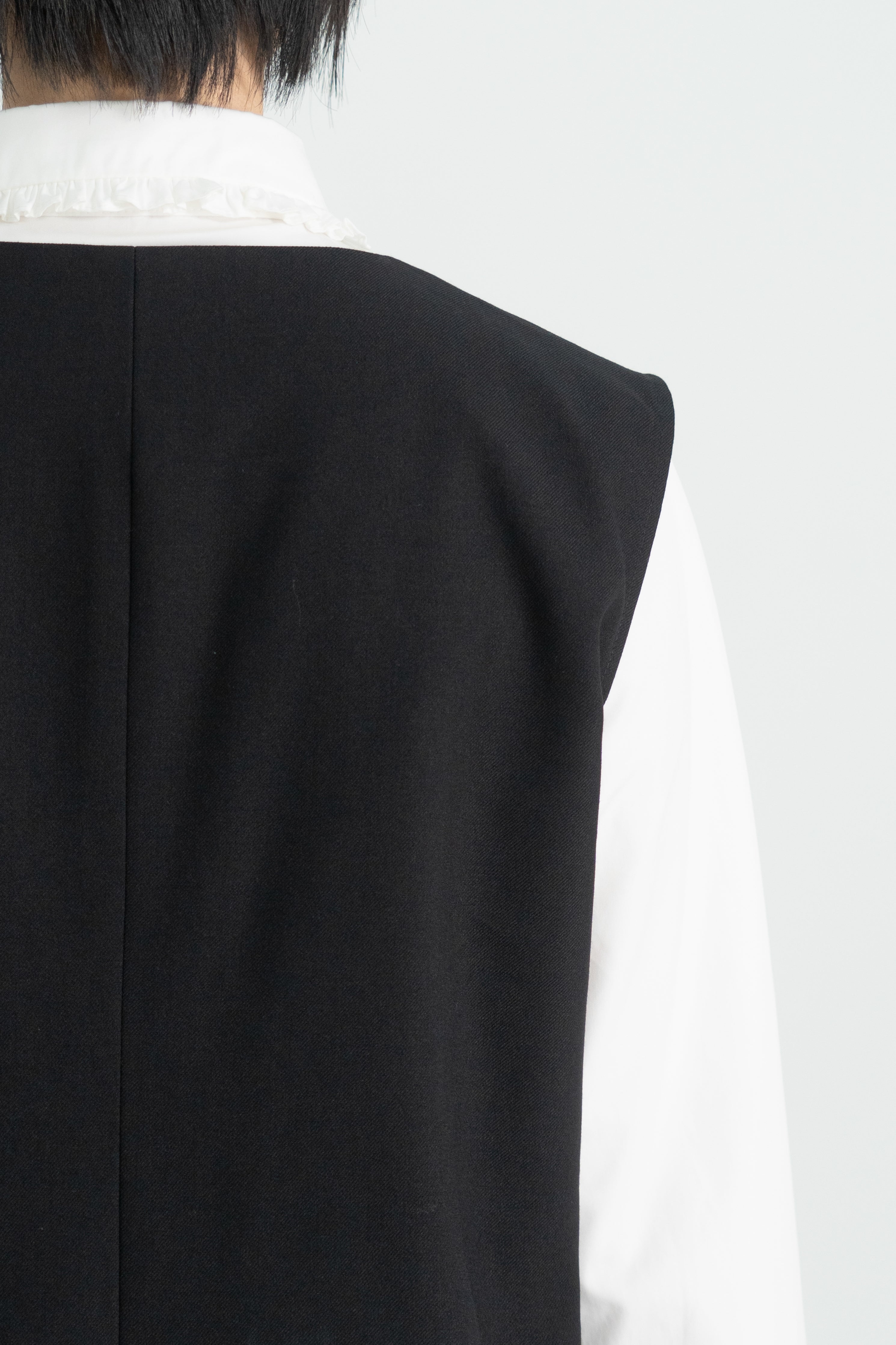 【STORE EXCLUSIVE】button pocket wool vest