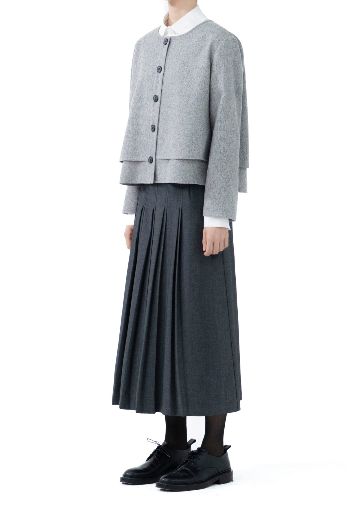 button short cardigan
