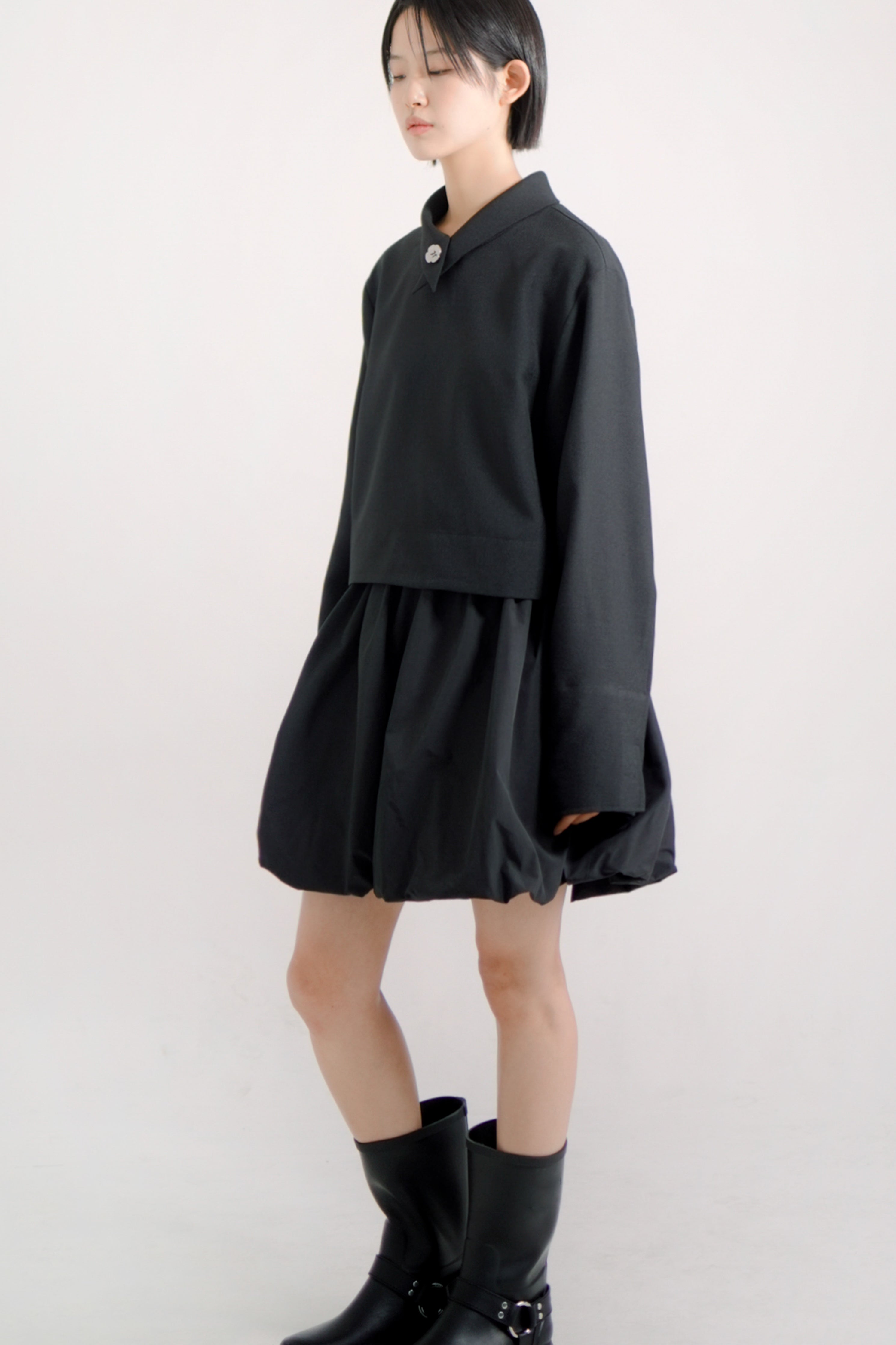 callie crop blouse