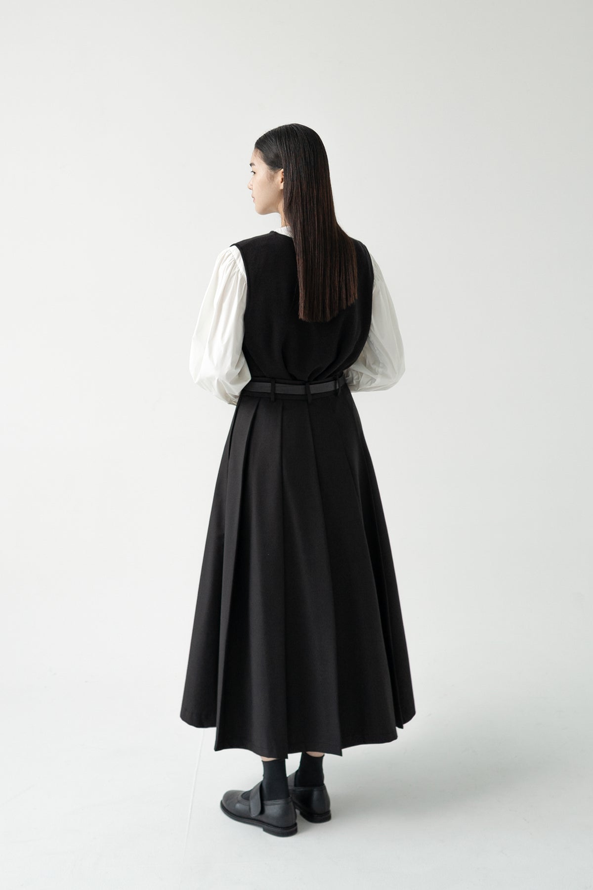 classic pleats skirt