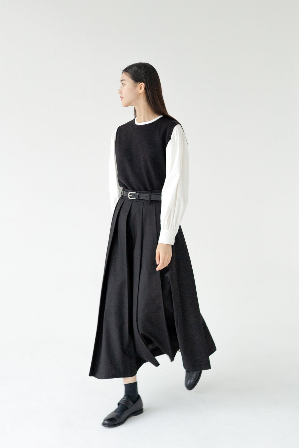 classic pleats skirt