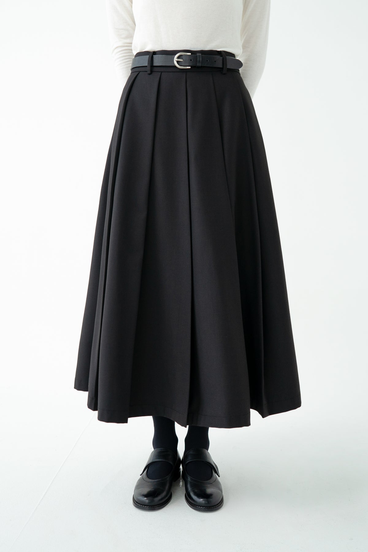 classic pleats skirt