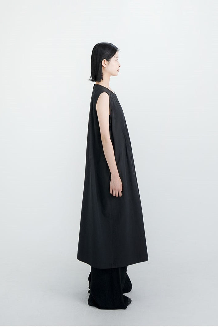 cotton pintuck dress
