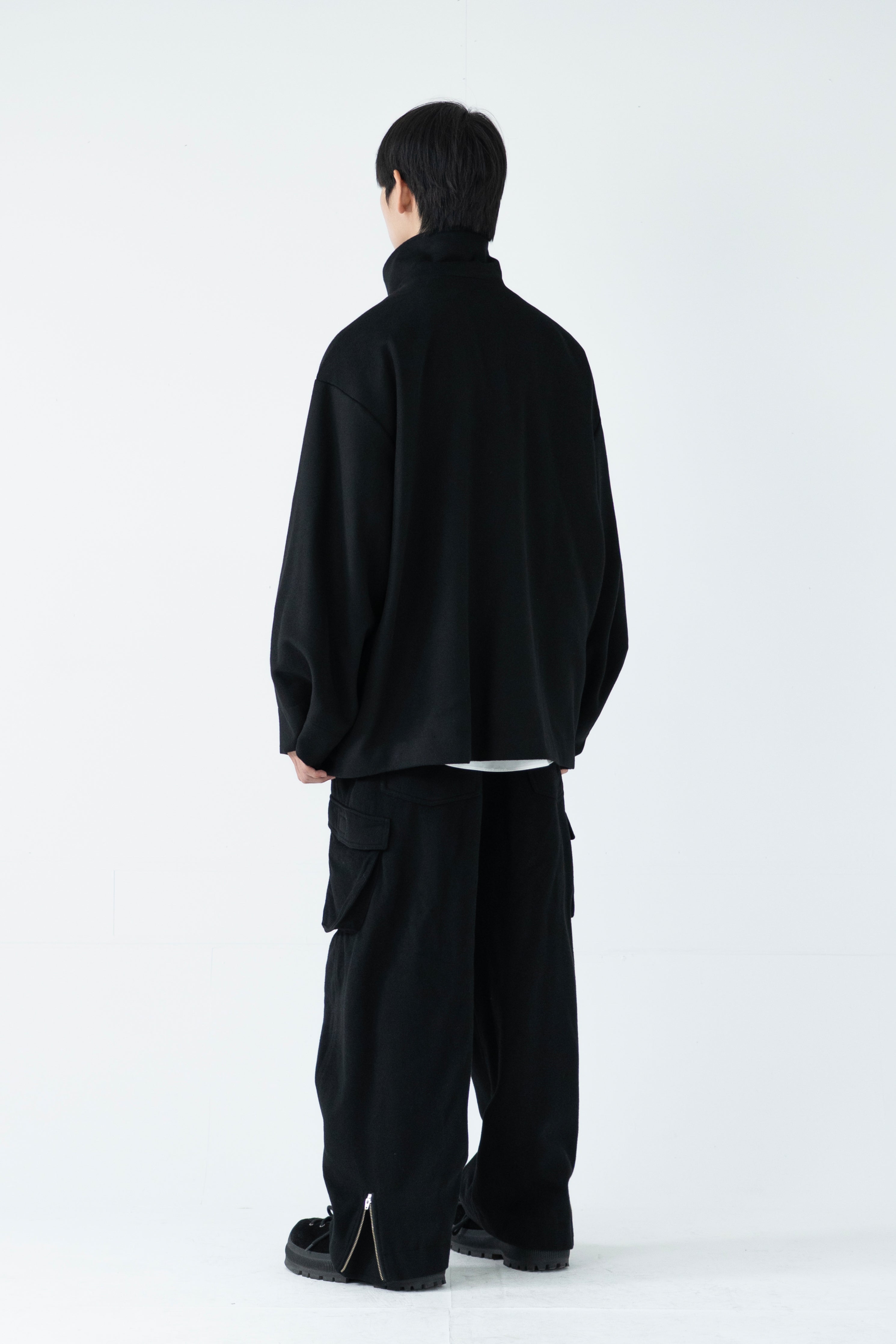 demi tie wool jacket