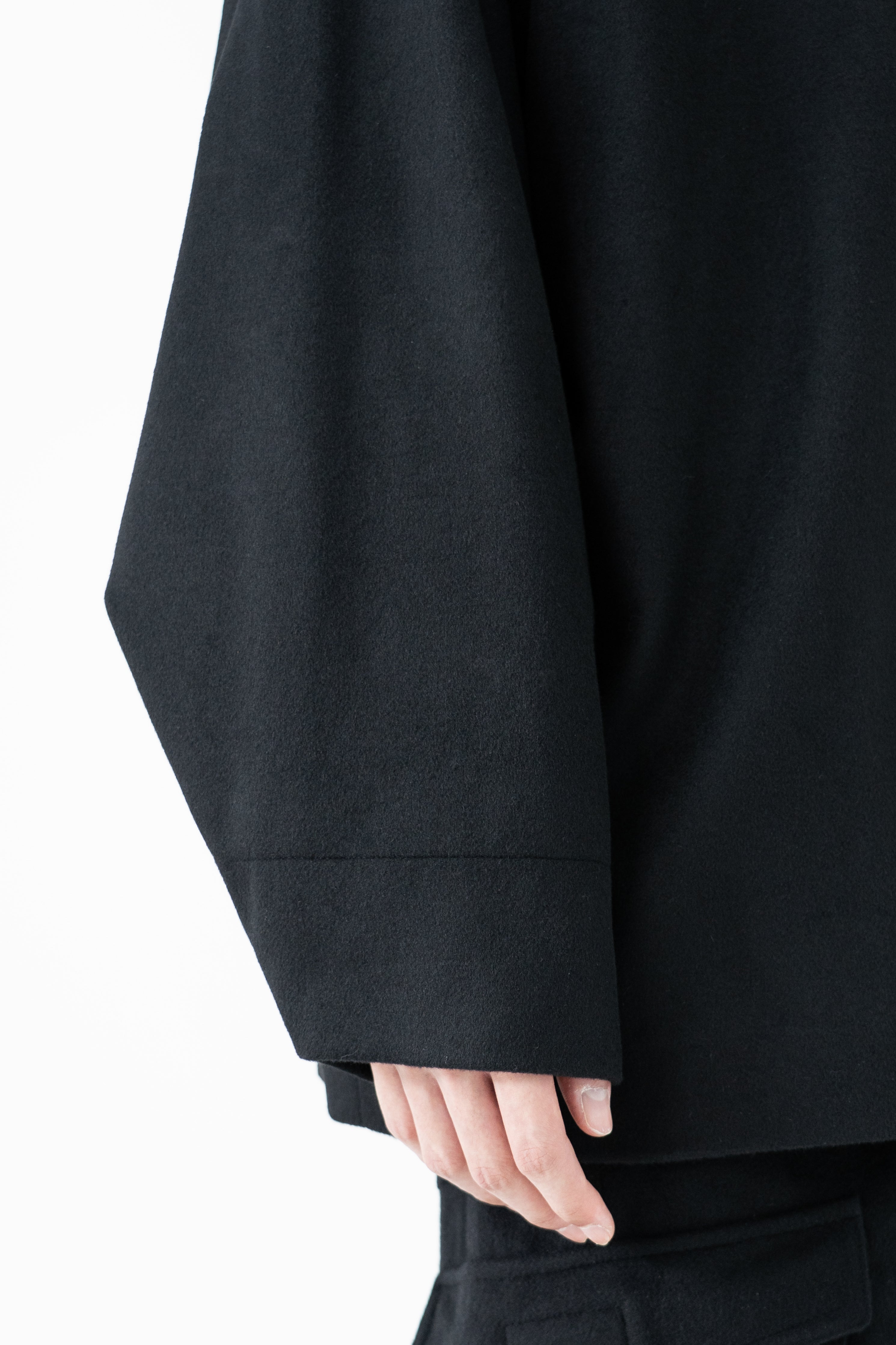 demi tie wool jacket