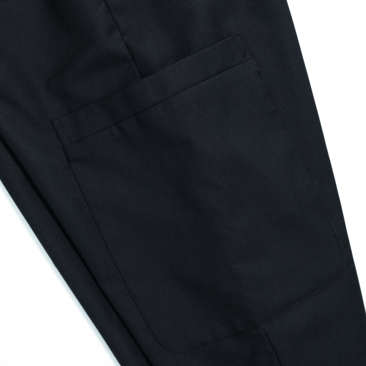 drape low cargo pants