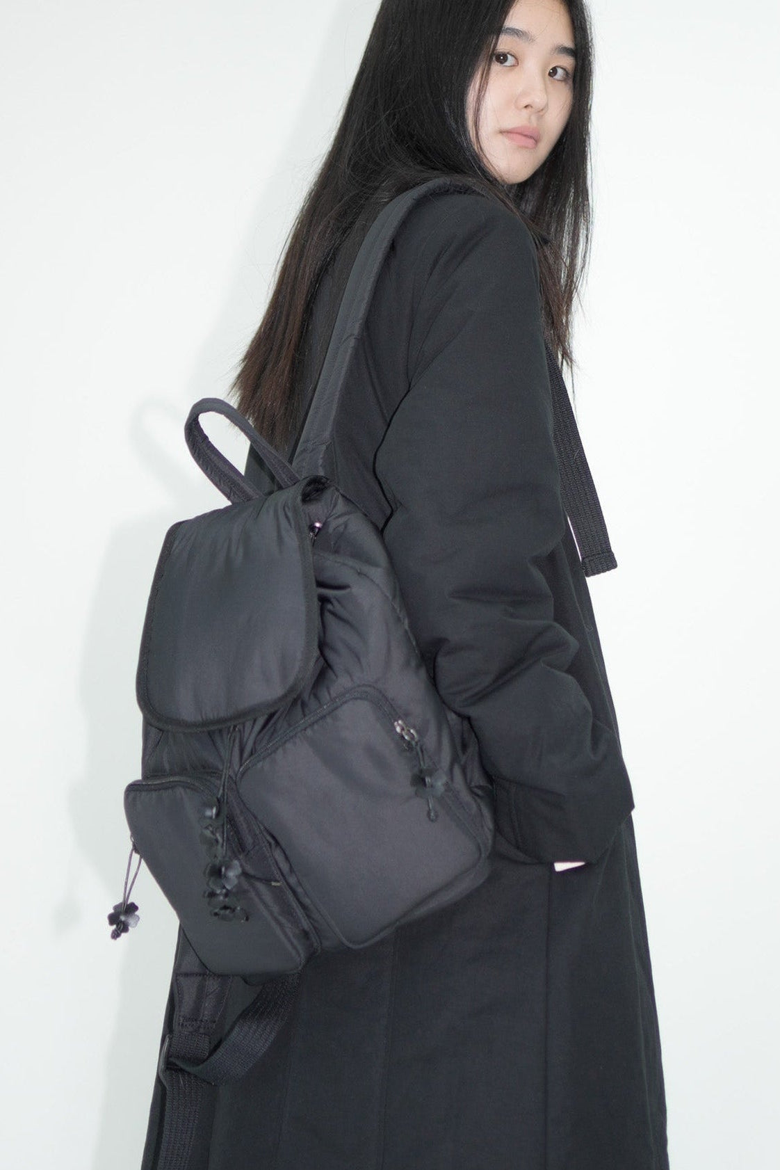 flower padding backpack