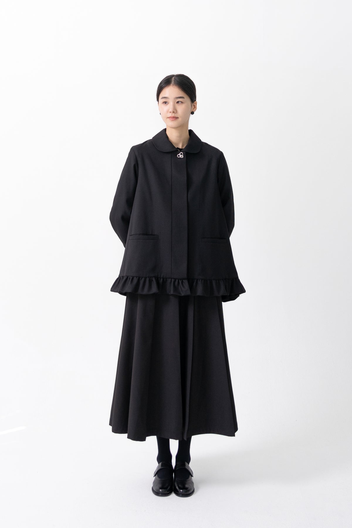 frill layer jacket