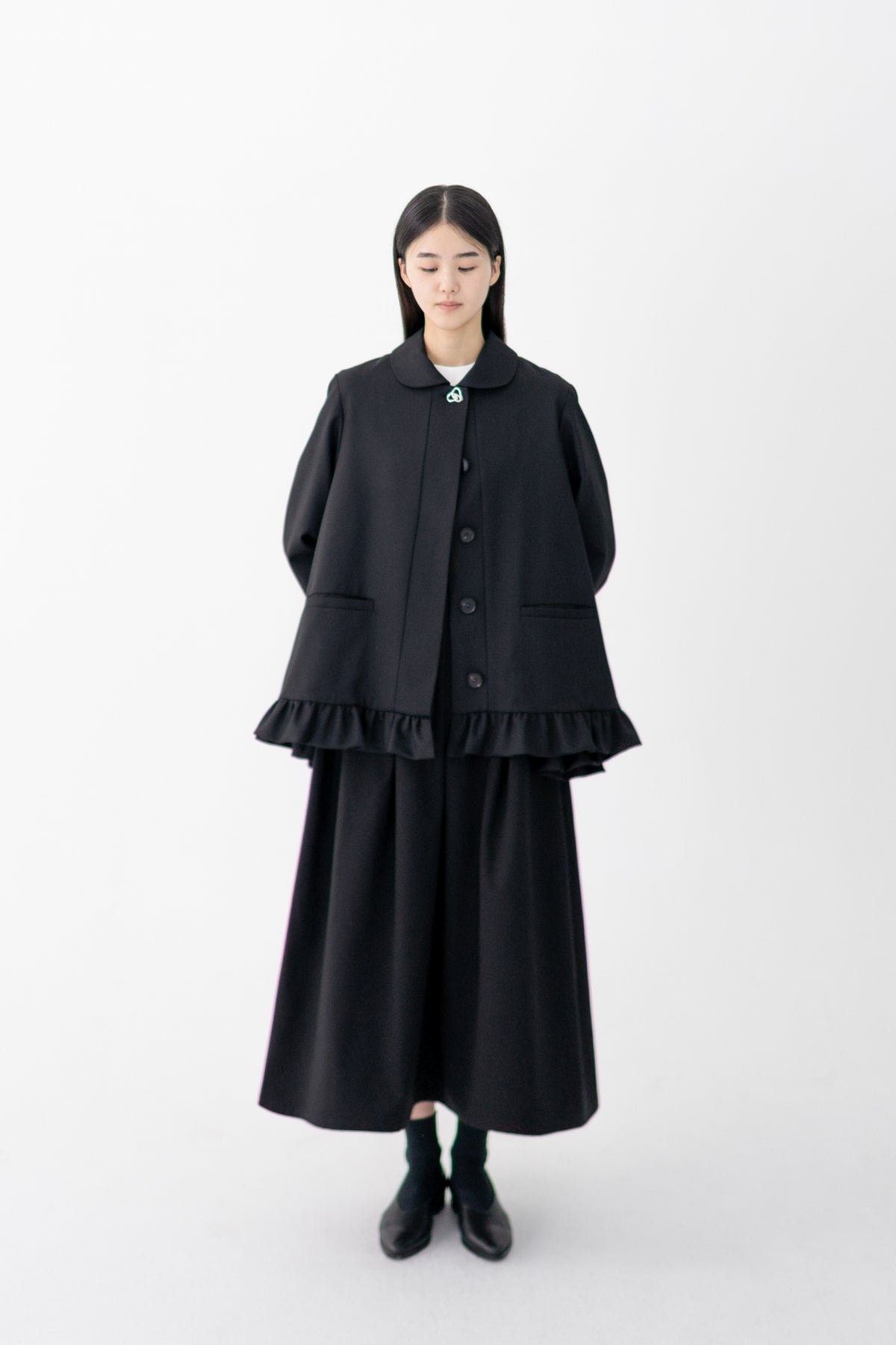frill layer jacket