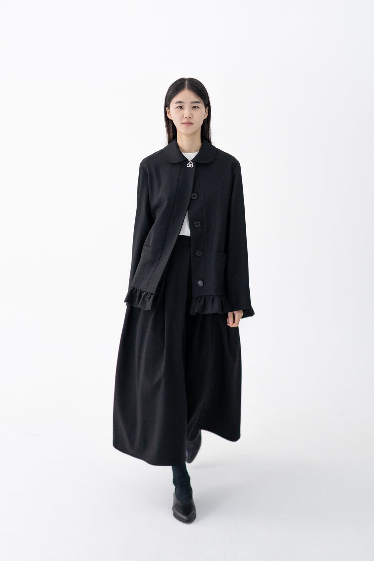 frill layer jacket