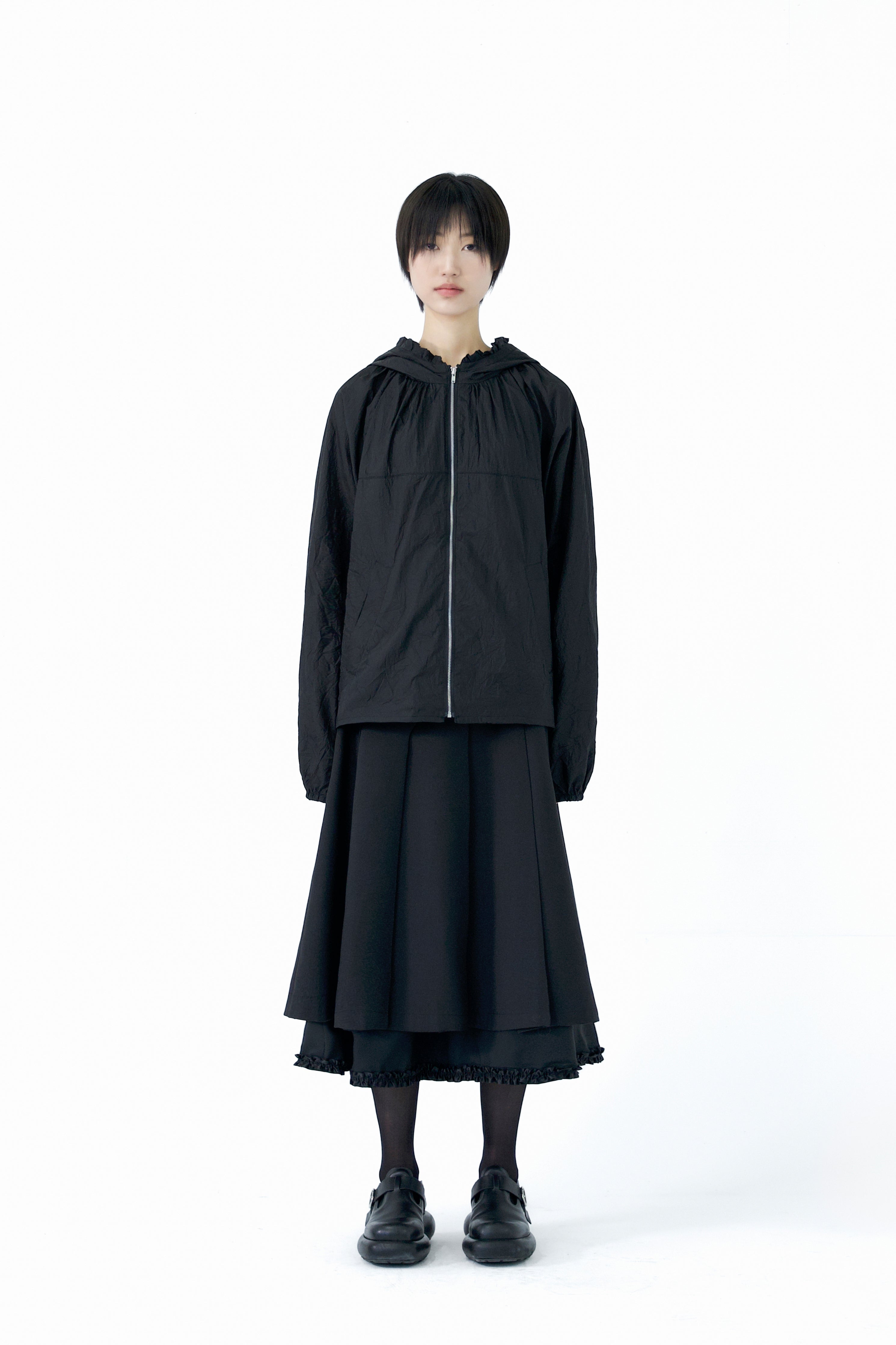 wind sheer wooded jacket