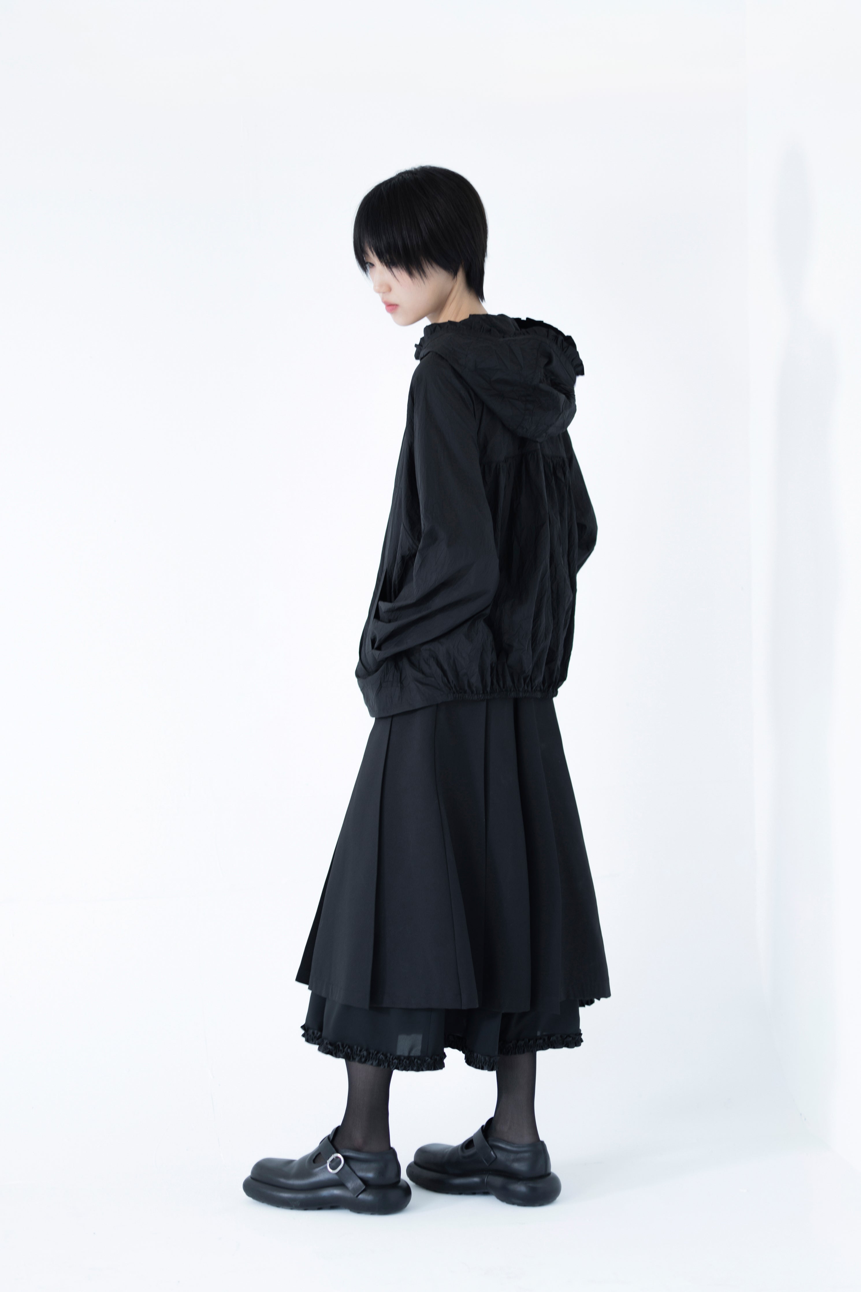 wind sheer wooded jacket
