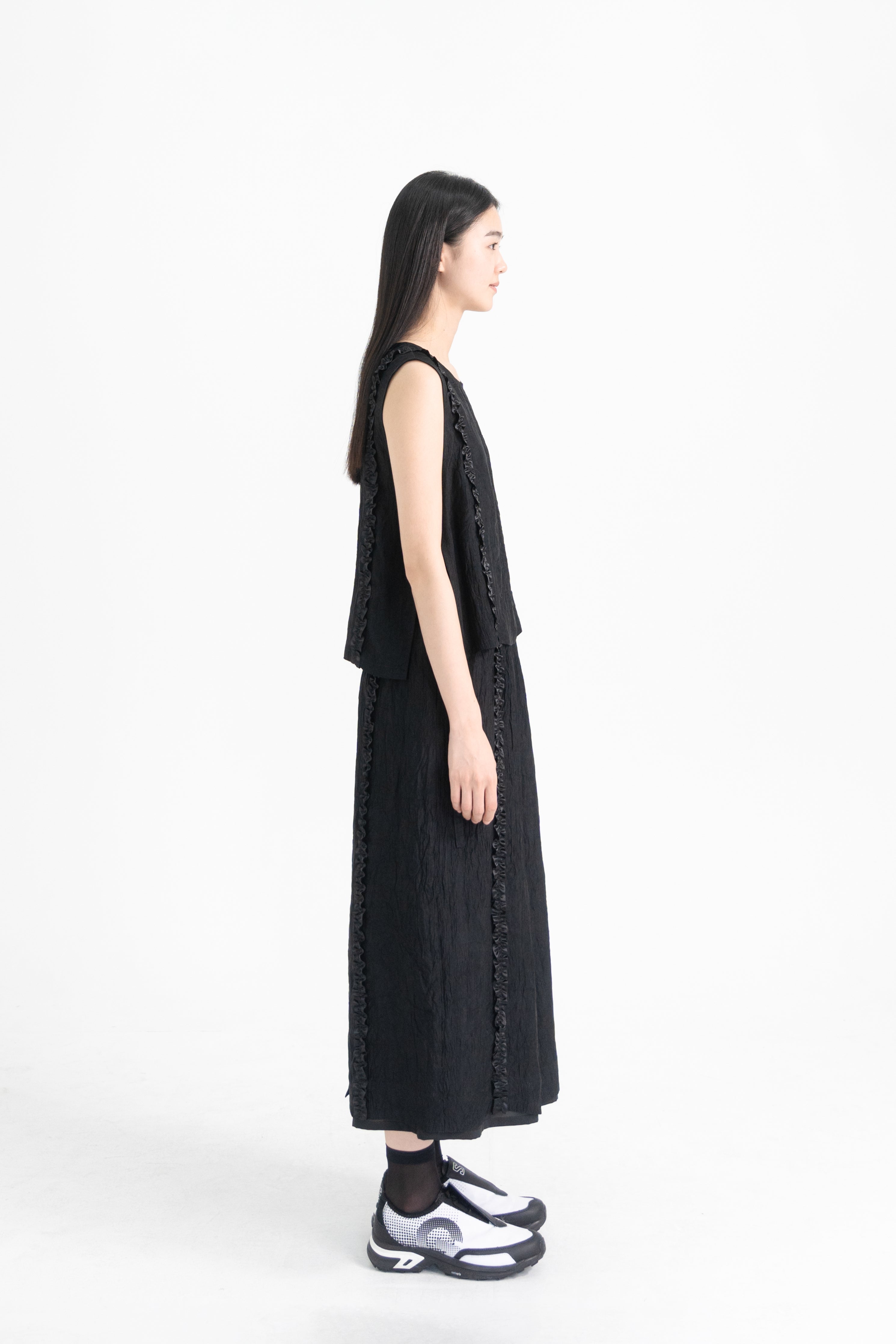 frill line skirt