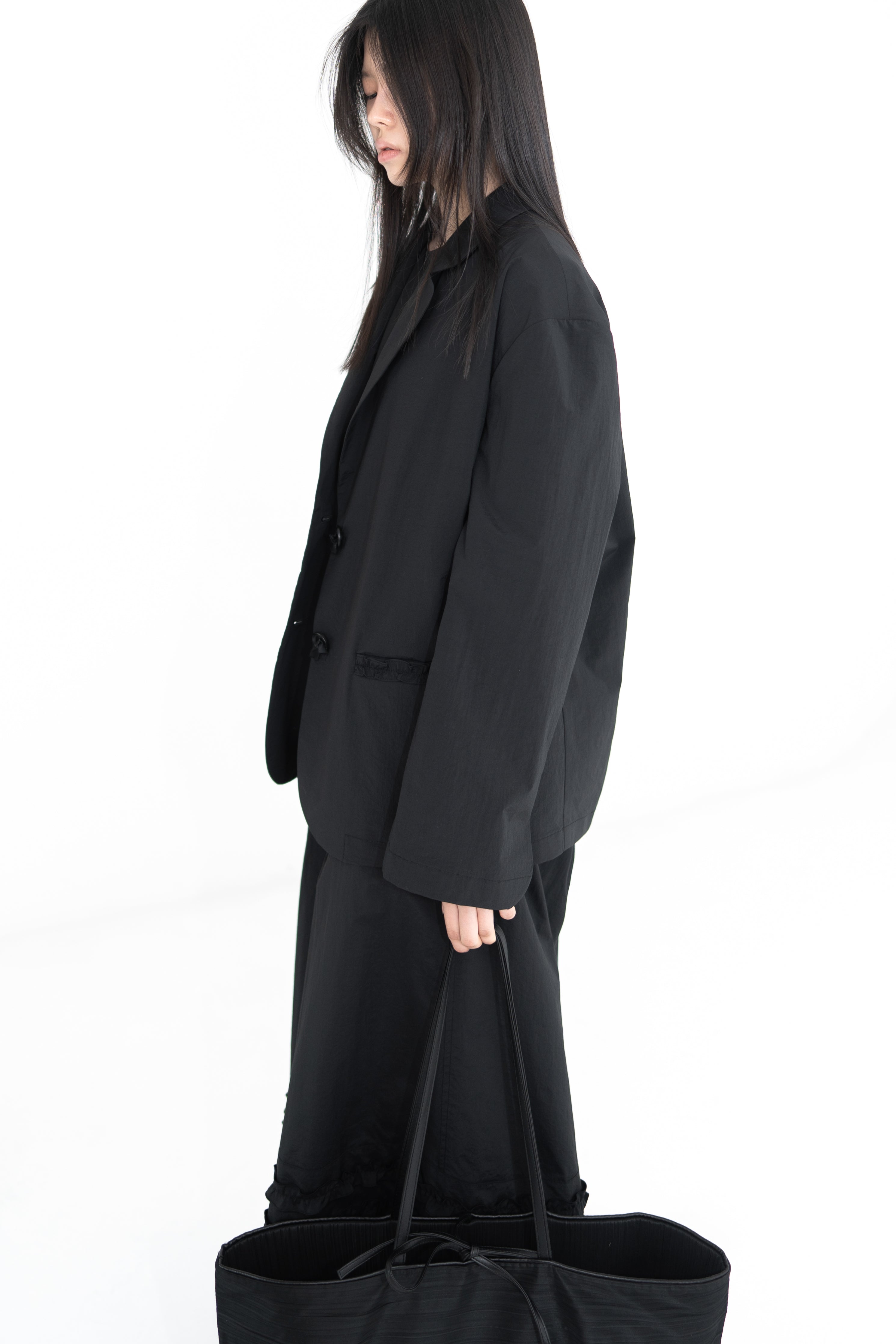 frill round over jacket