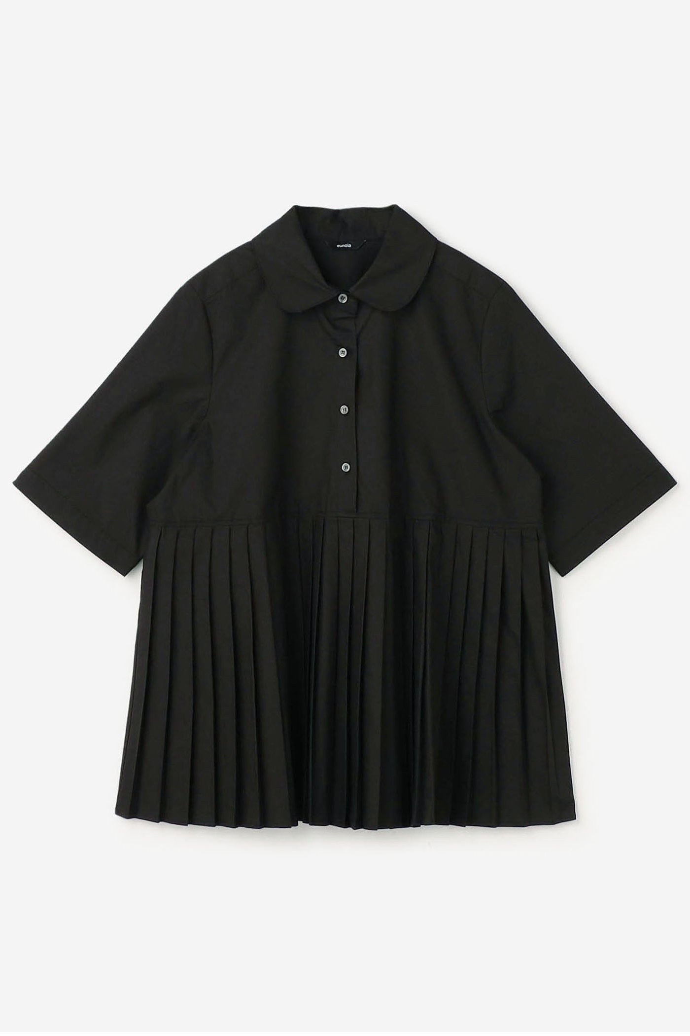 half sleeve pleats shirt