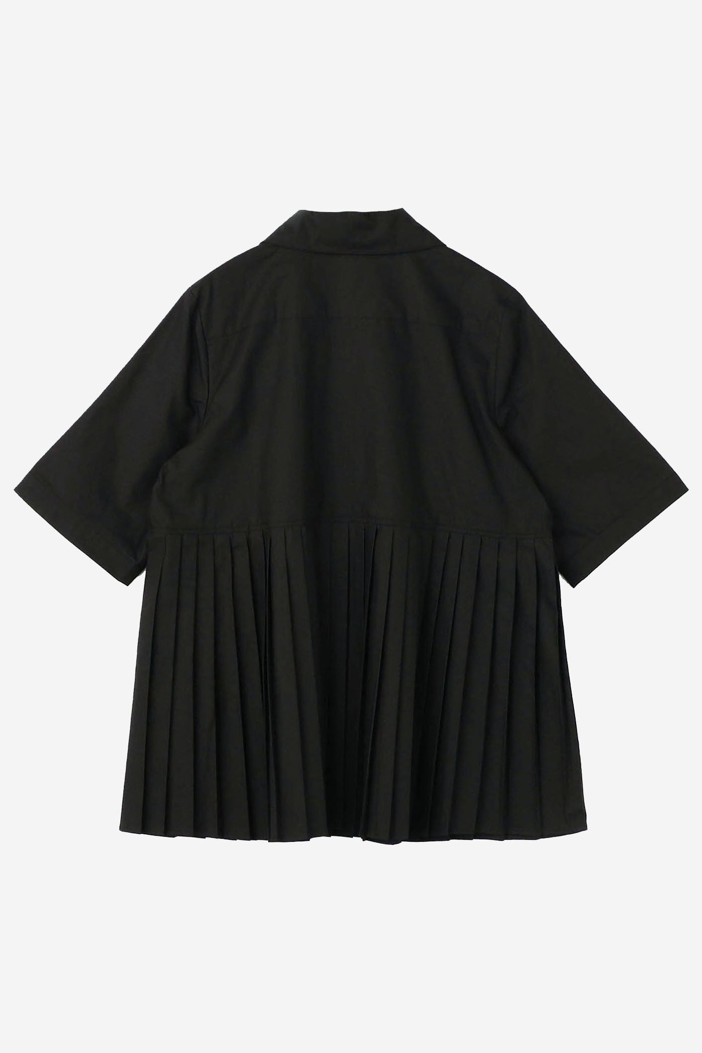 half sleeve pleats shirt