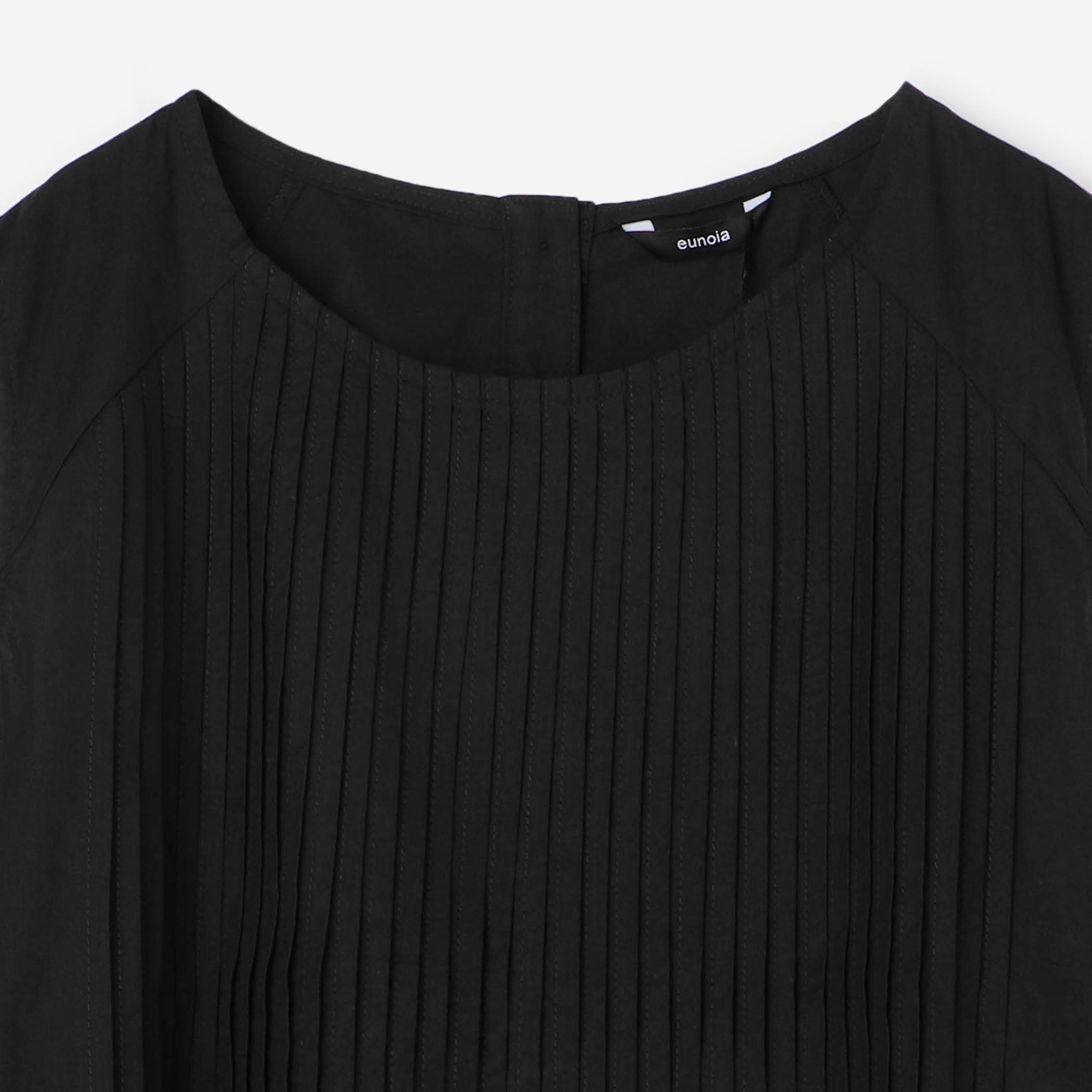 cotton pintuck dress
