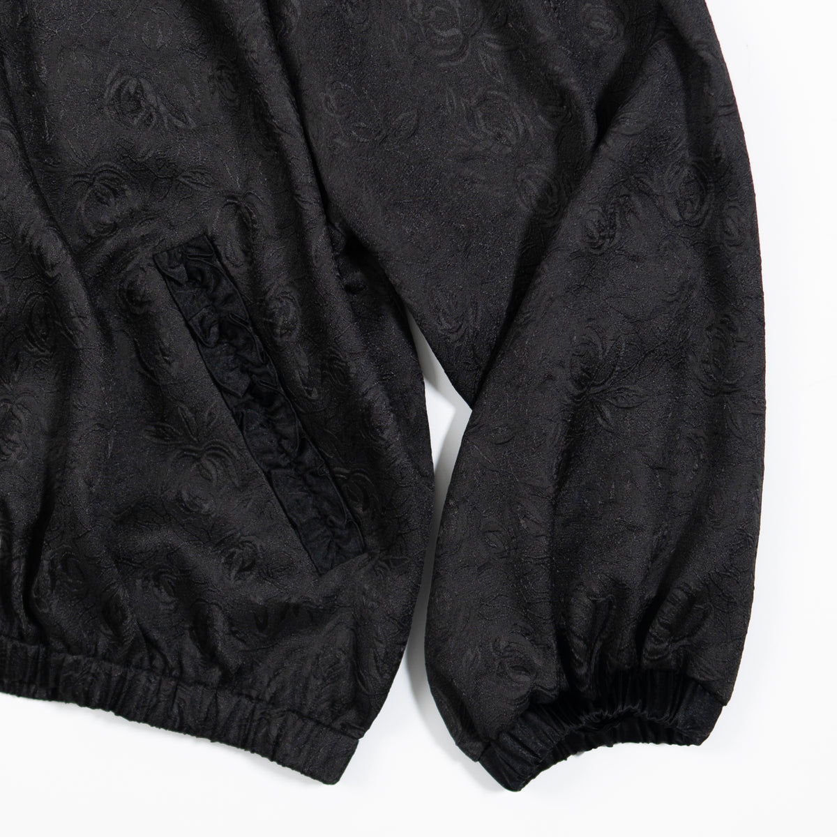 jacquard frill blouson