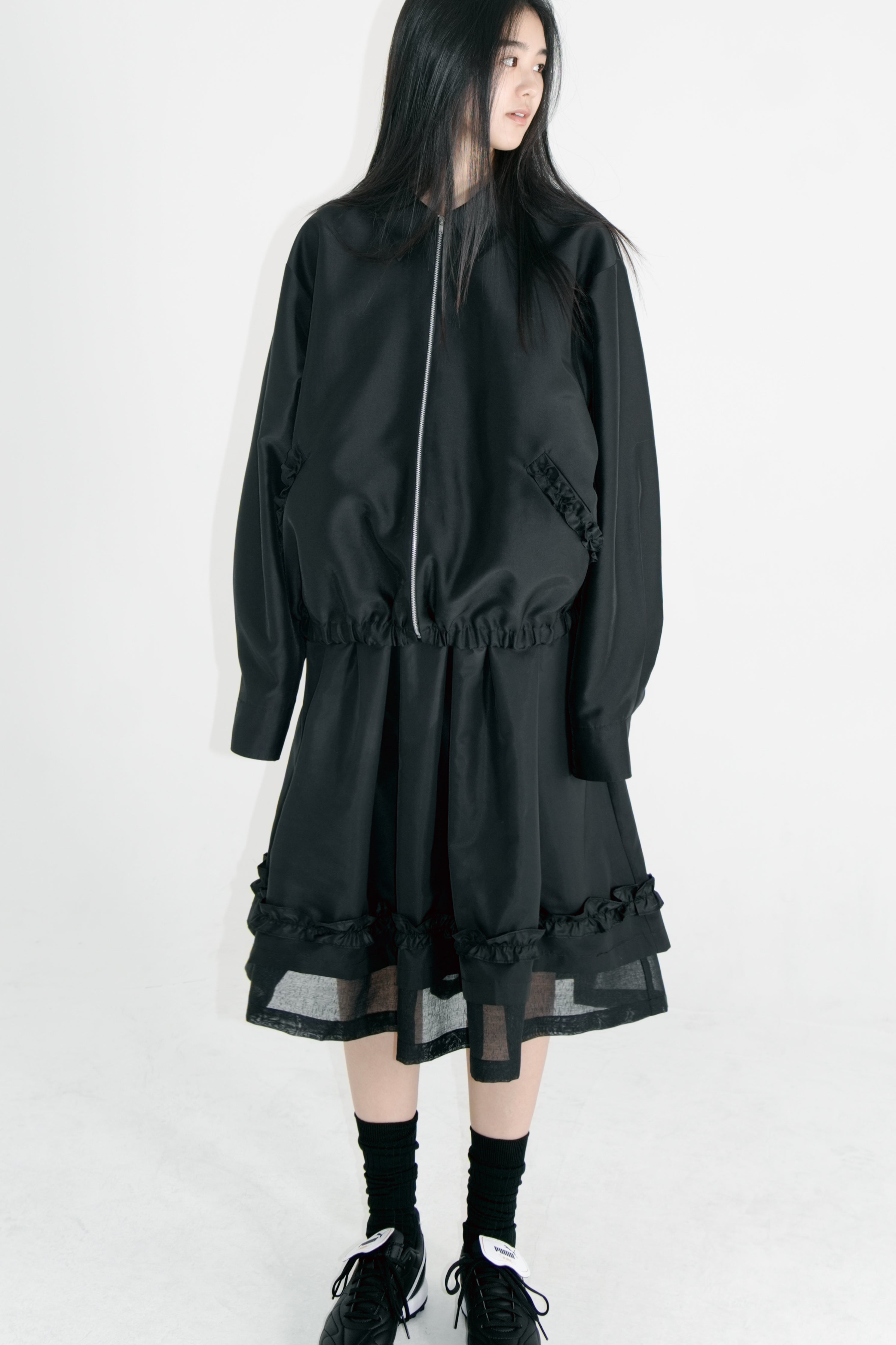 kate collar blouson