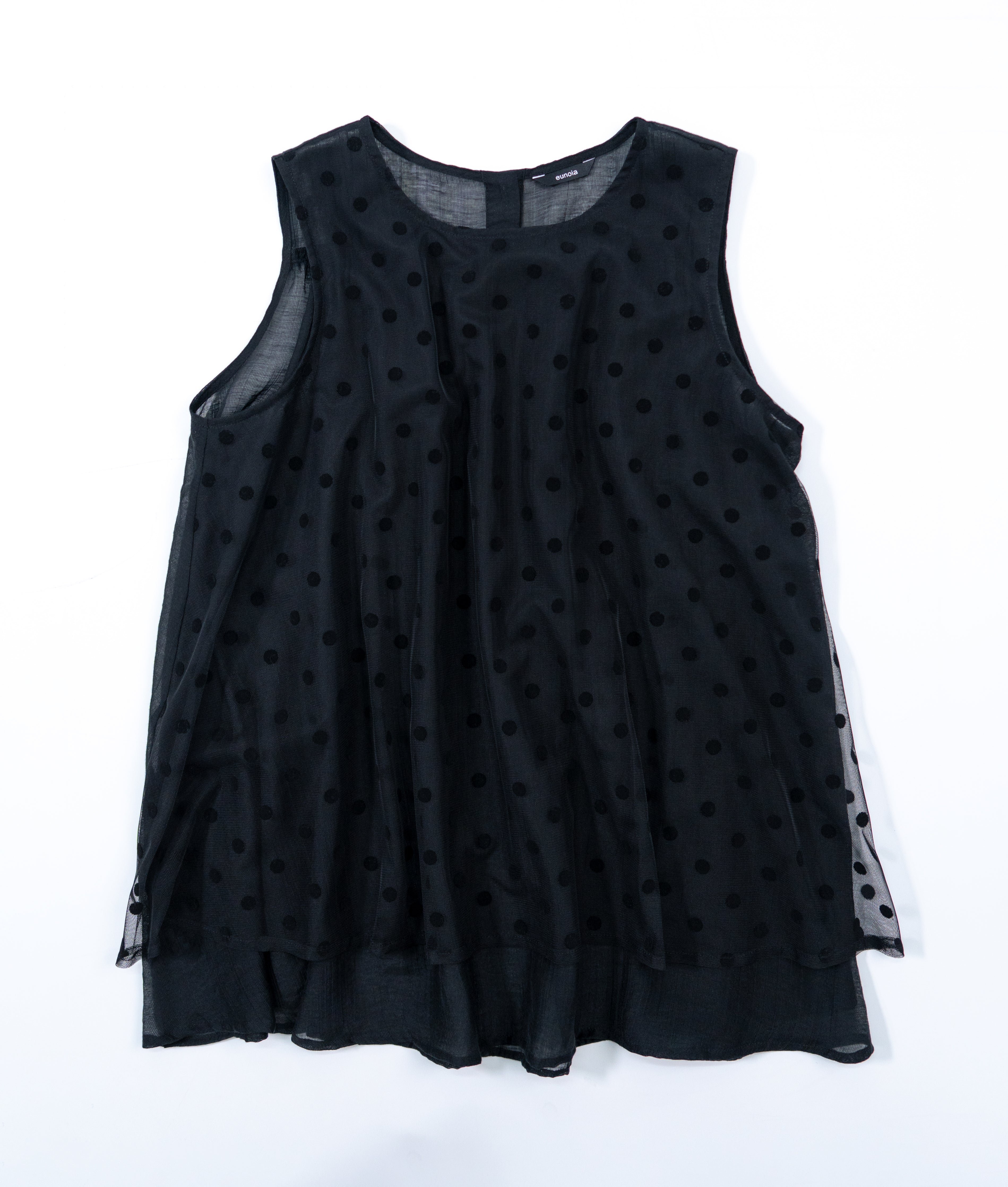 layered dot vest