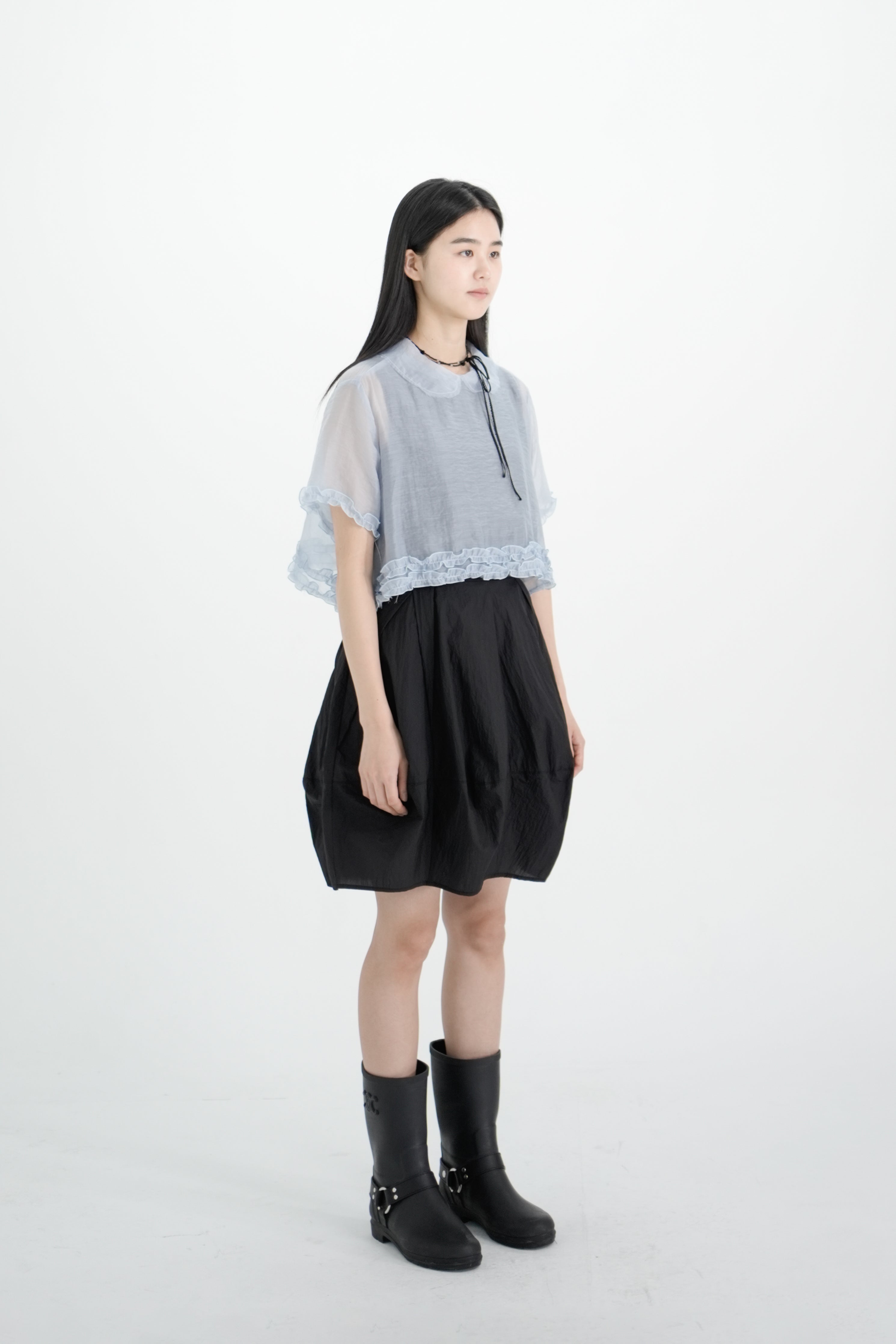 leaf short skirt