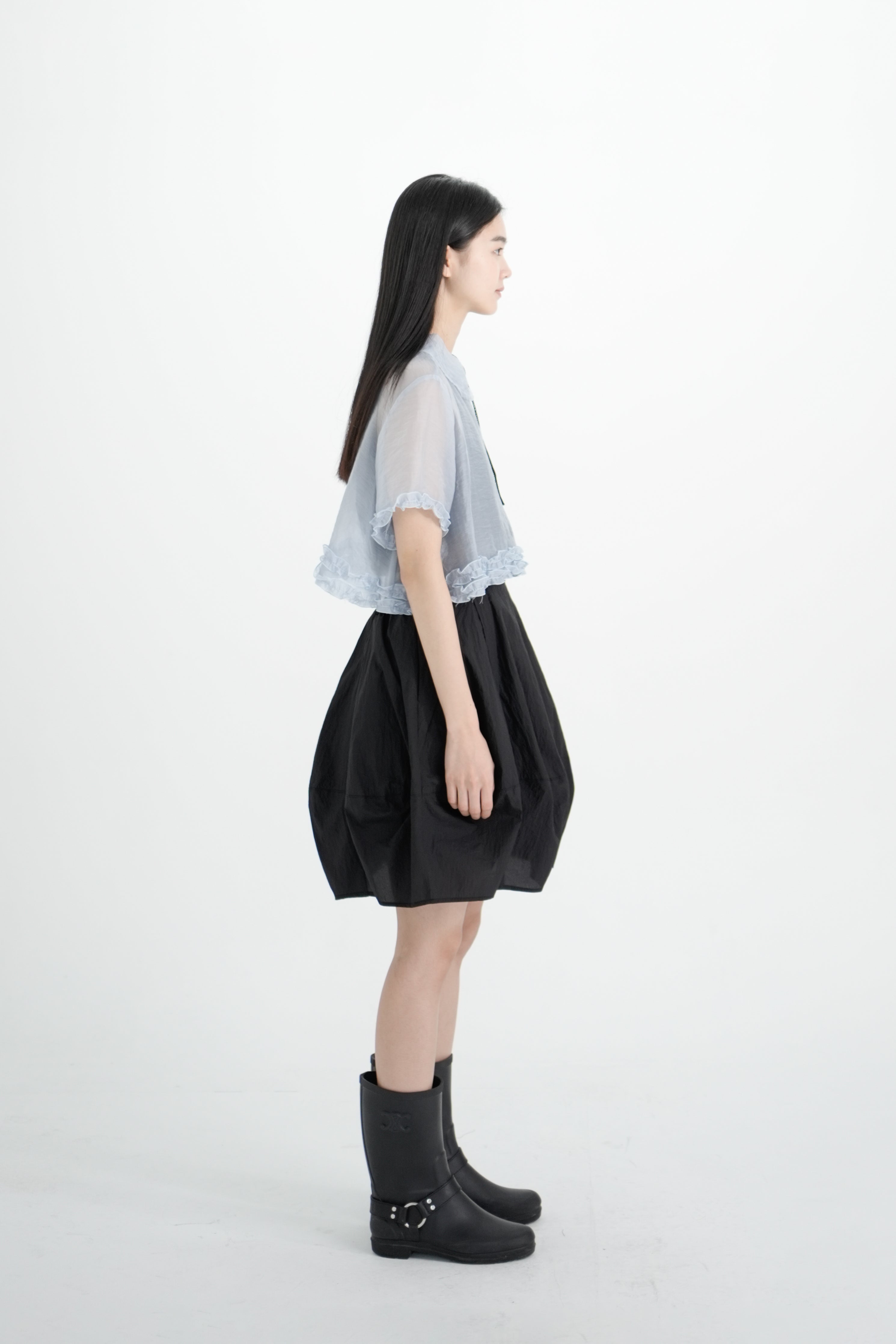 leaf short skirt