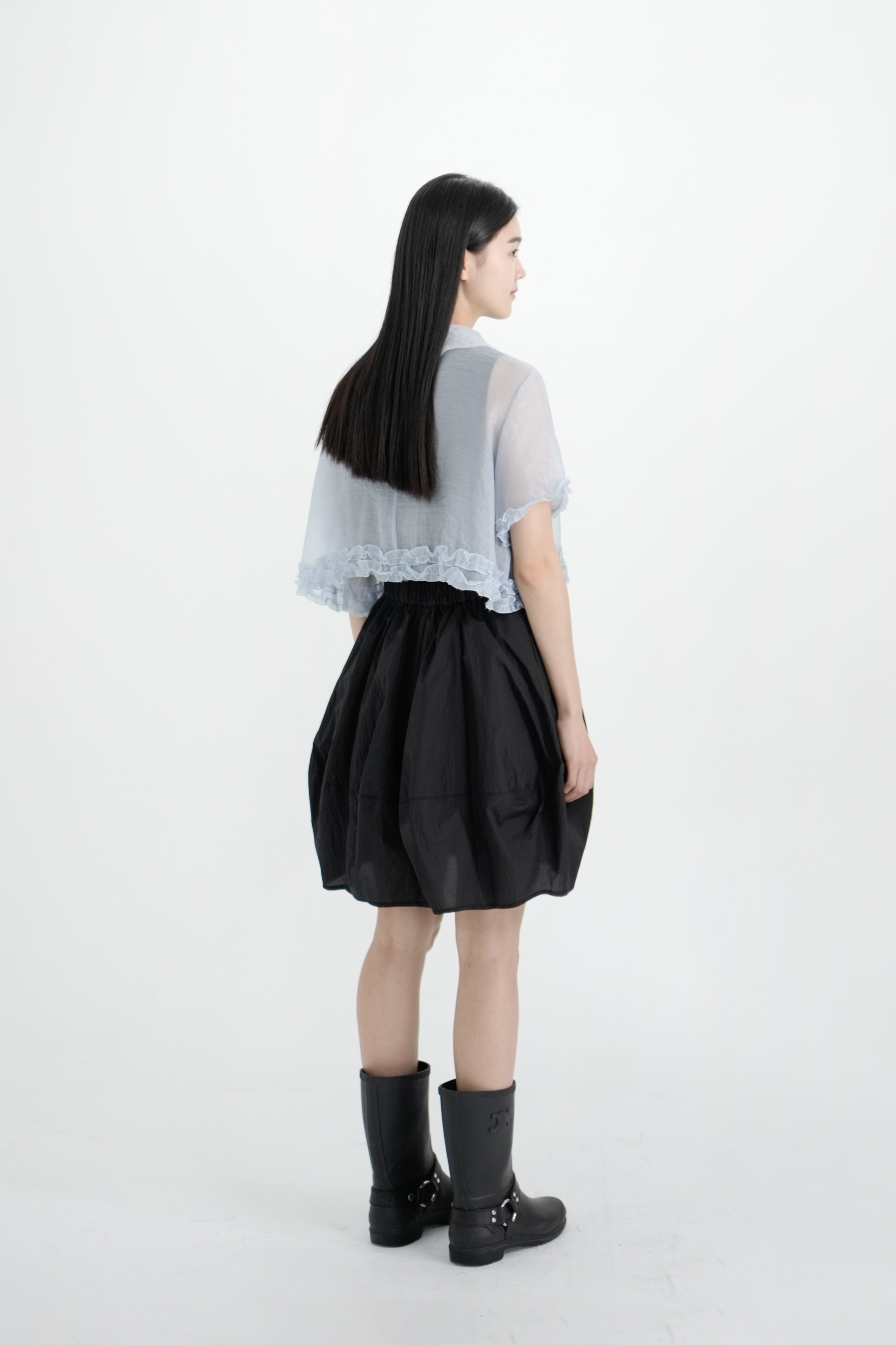 leaf short skirt