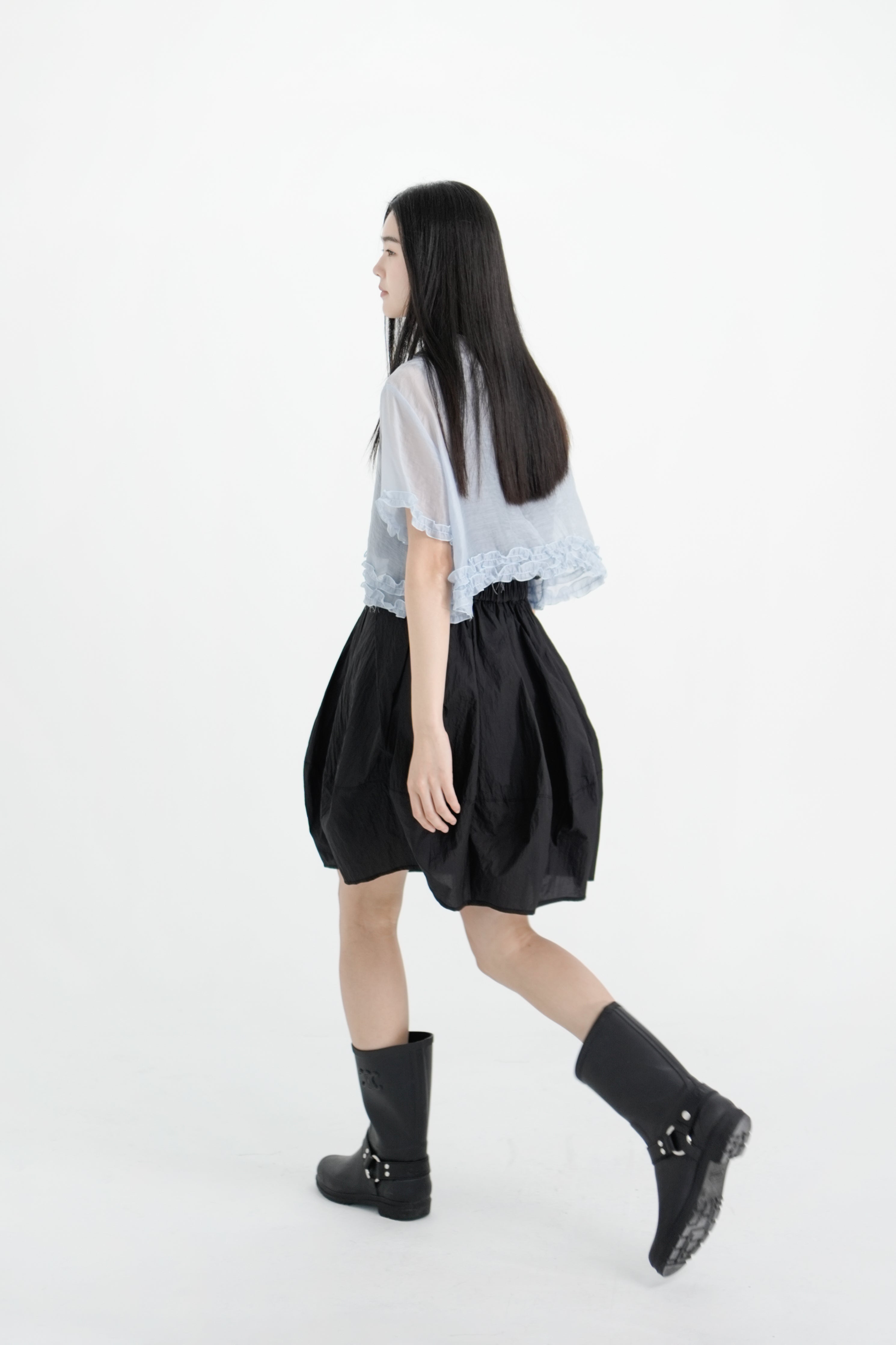 leaf short skirt