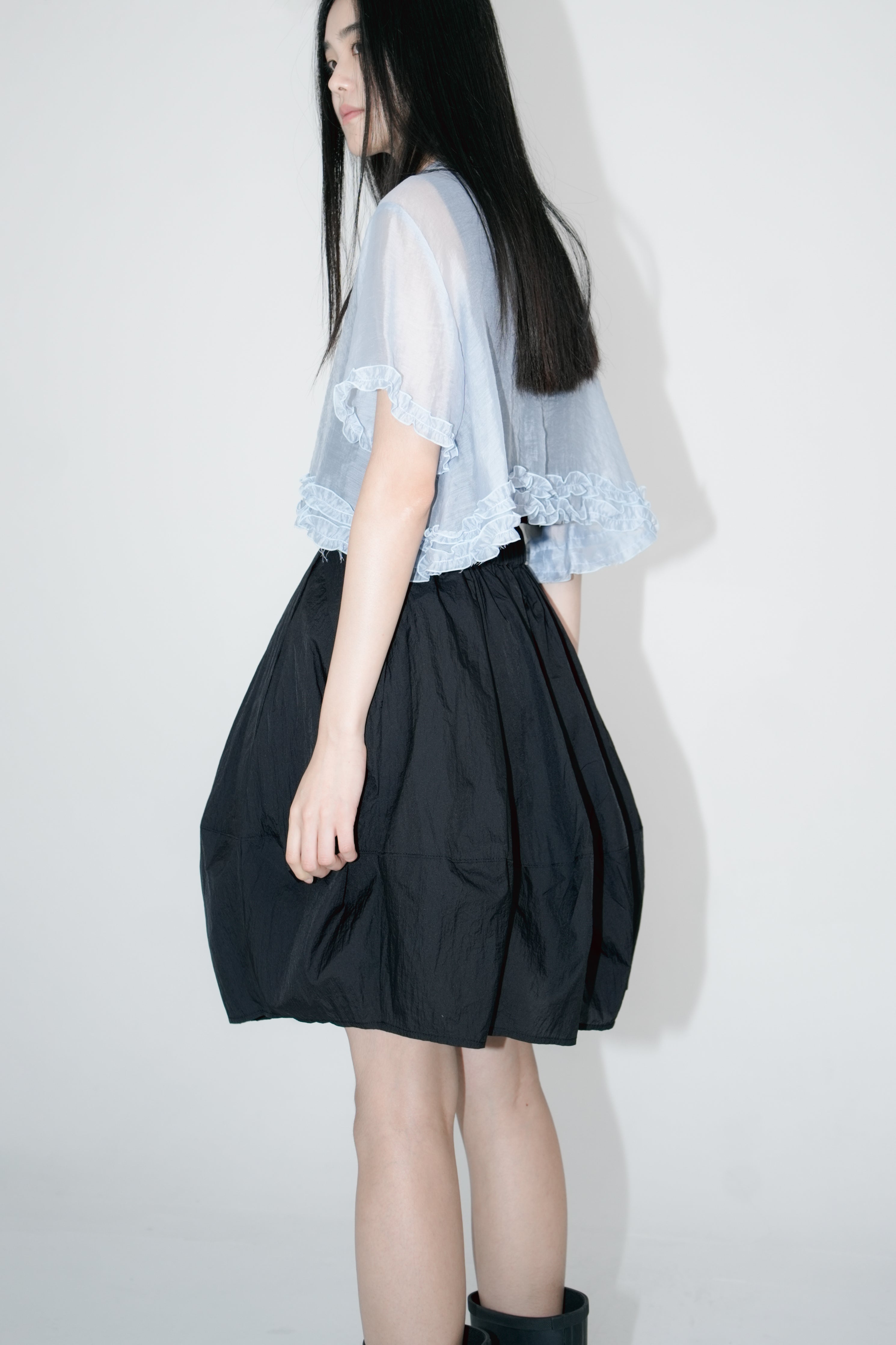 leaf short skirt