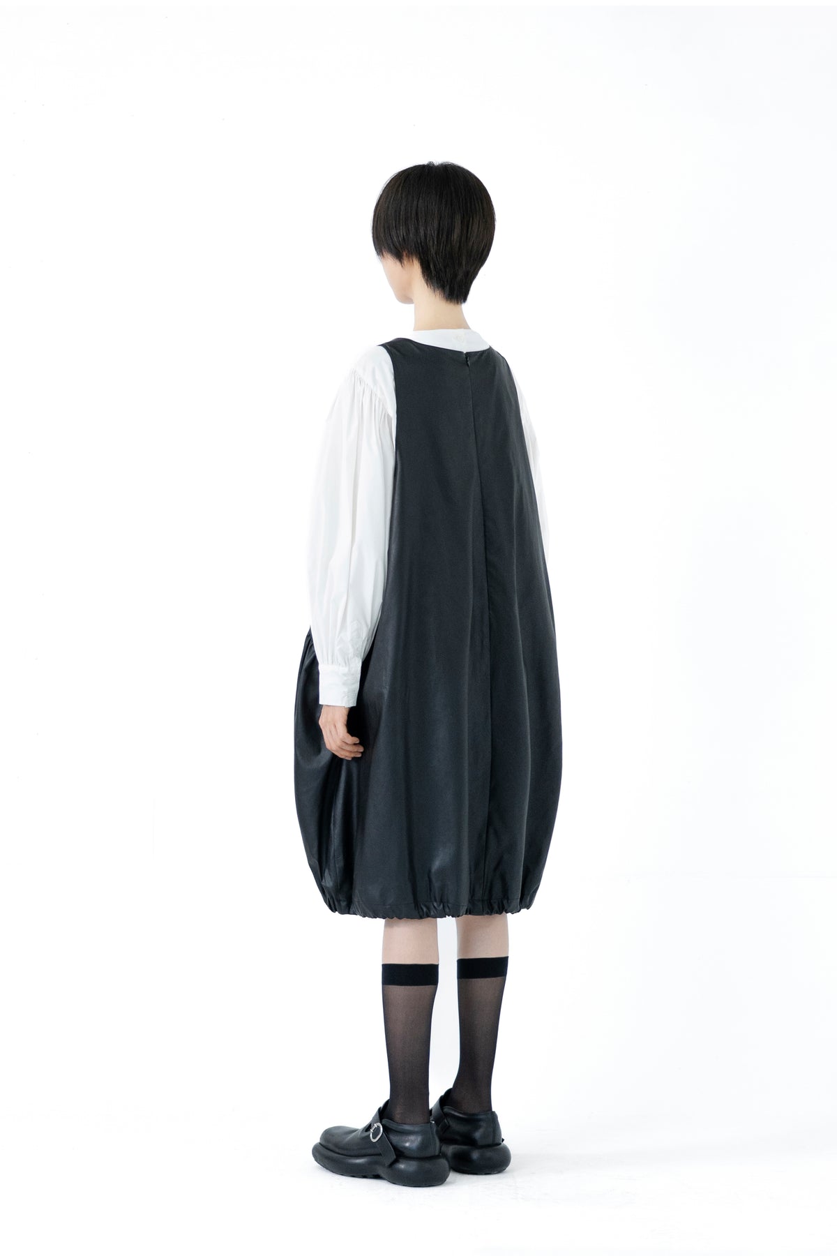 leather moss short dress