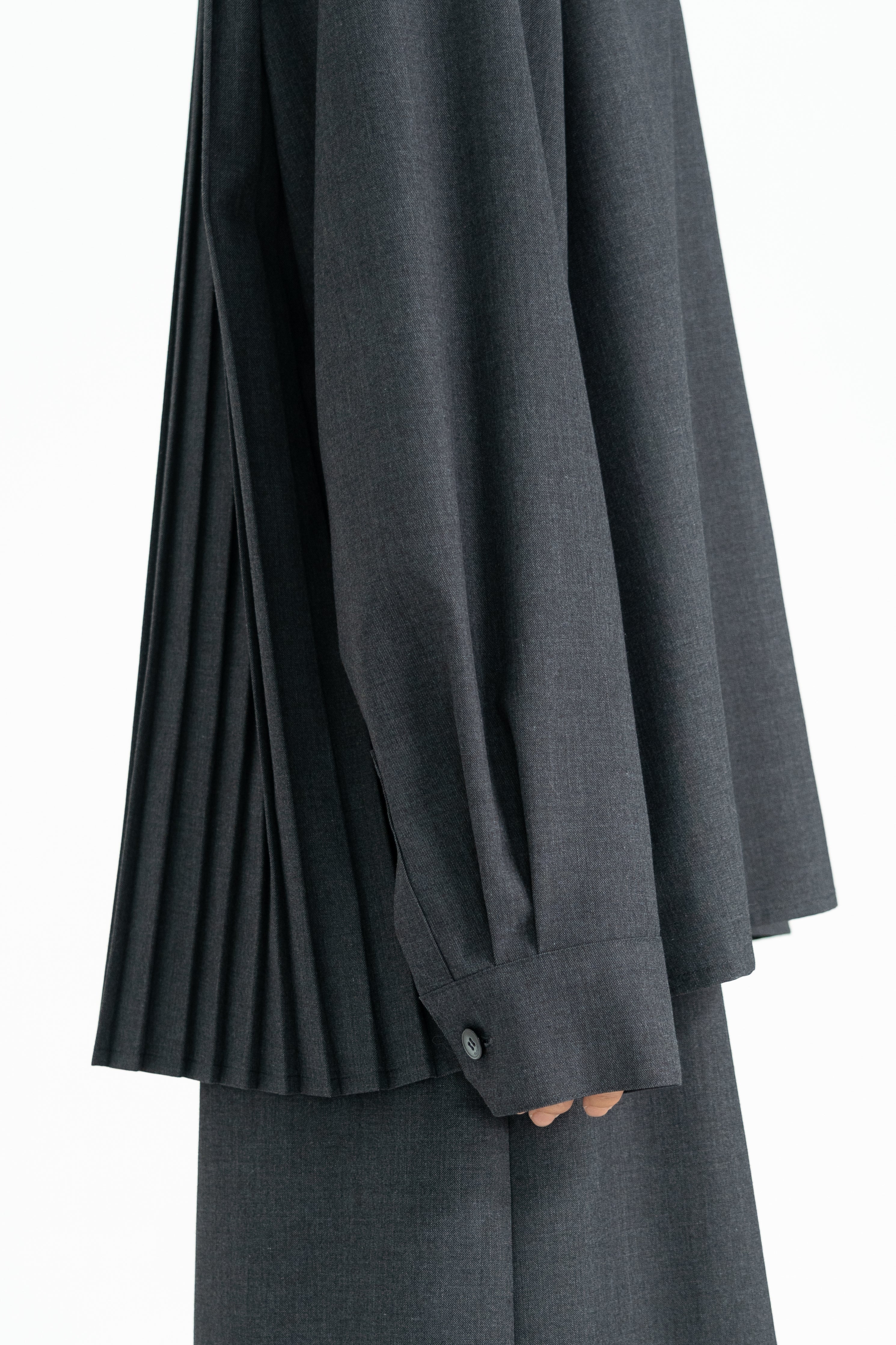 mild wool pleats shirt