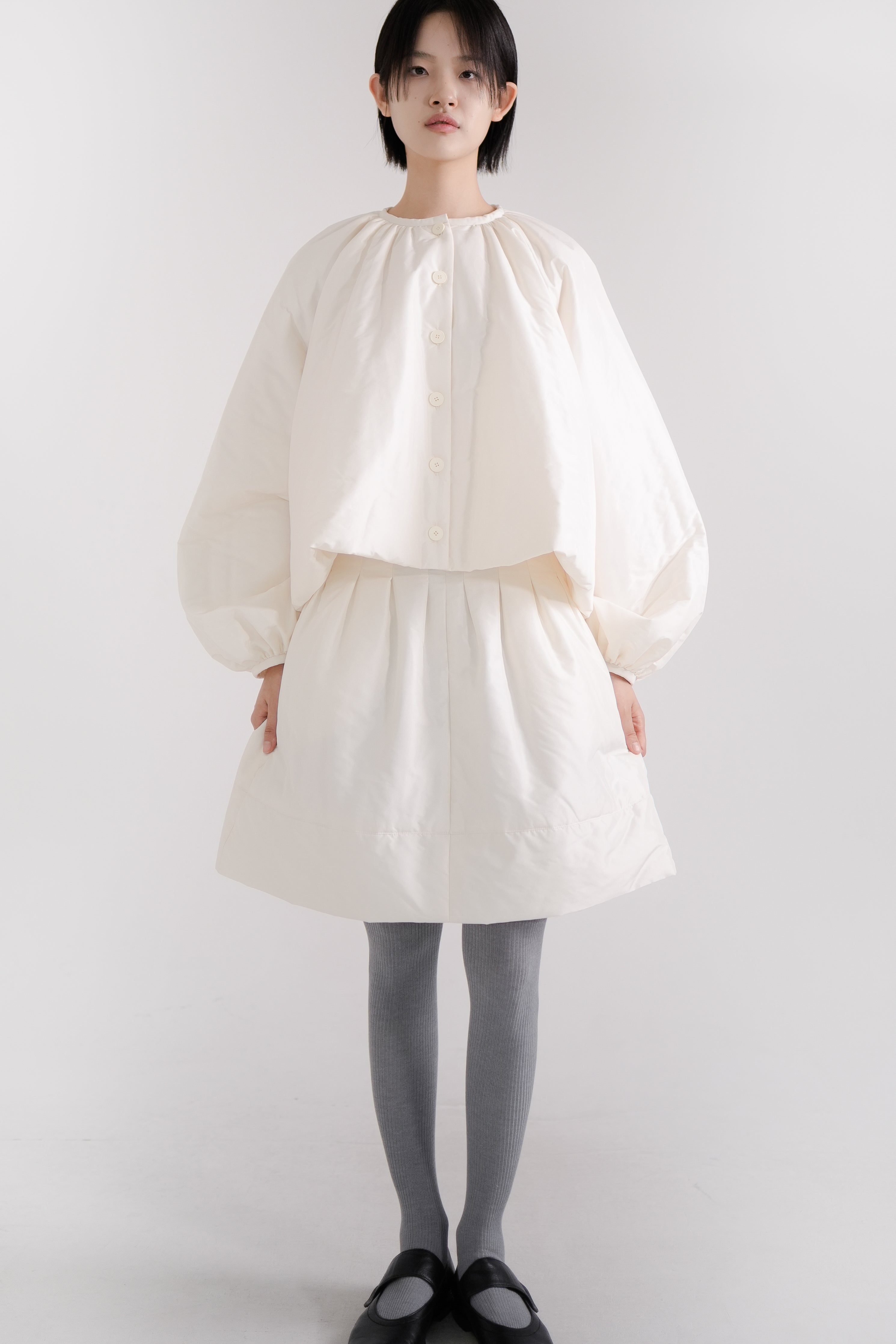 【STORE EXCLUSIVE】moss padding short skirt