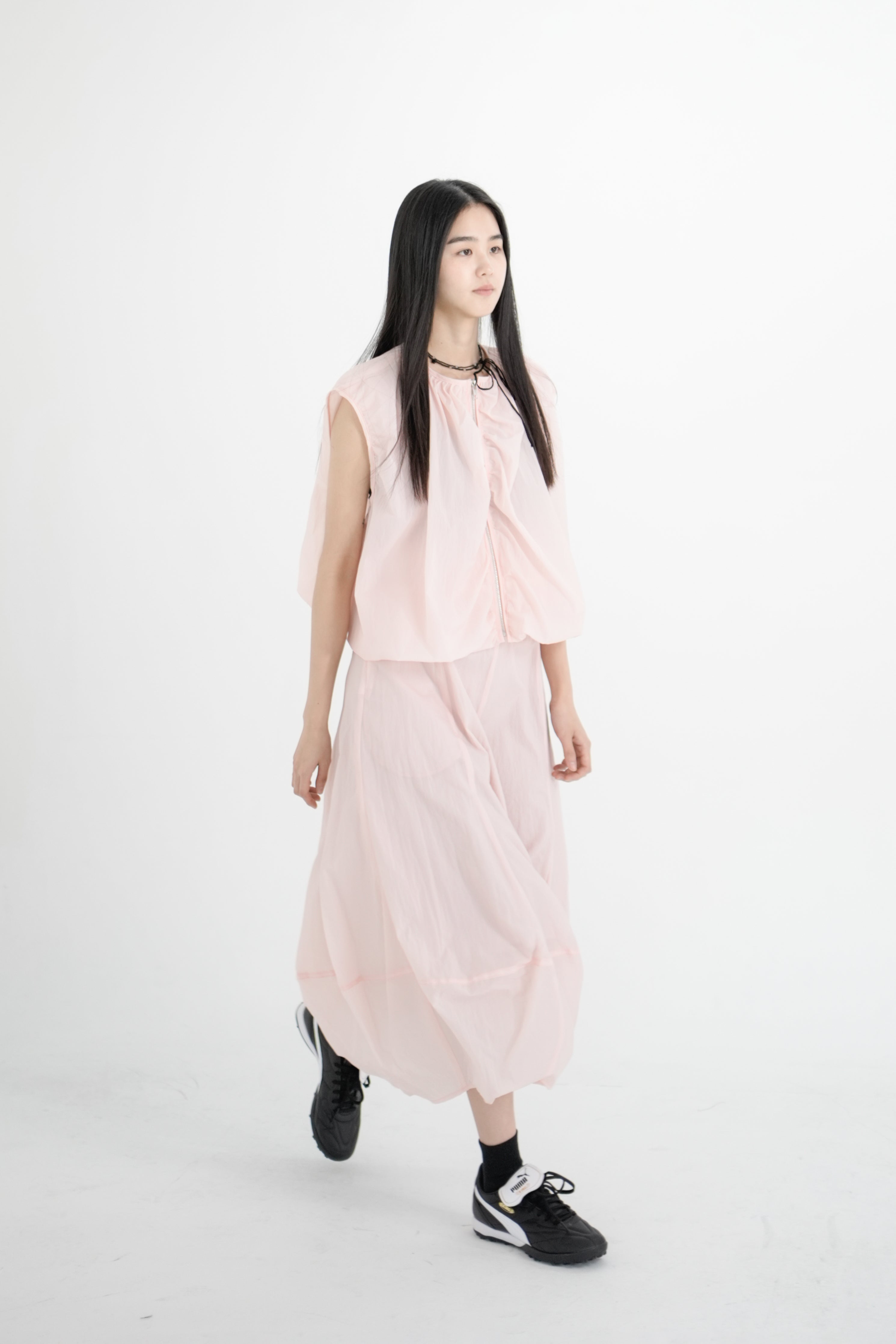 moss shirring vest