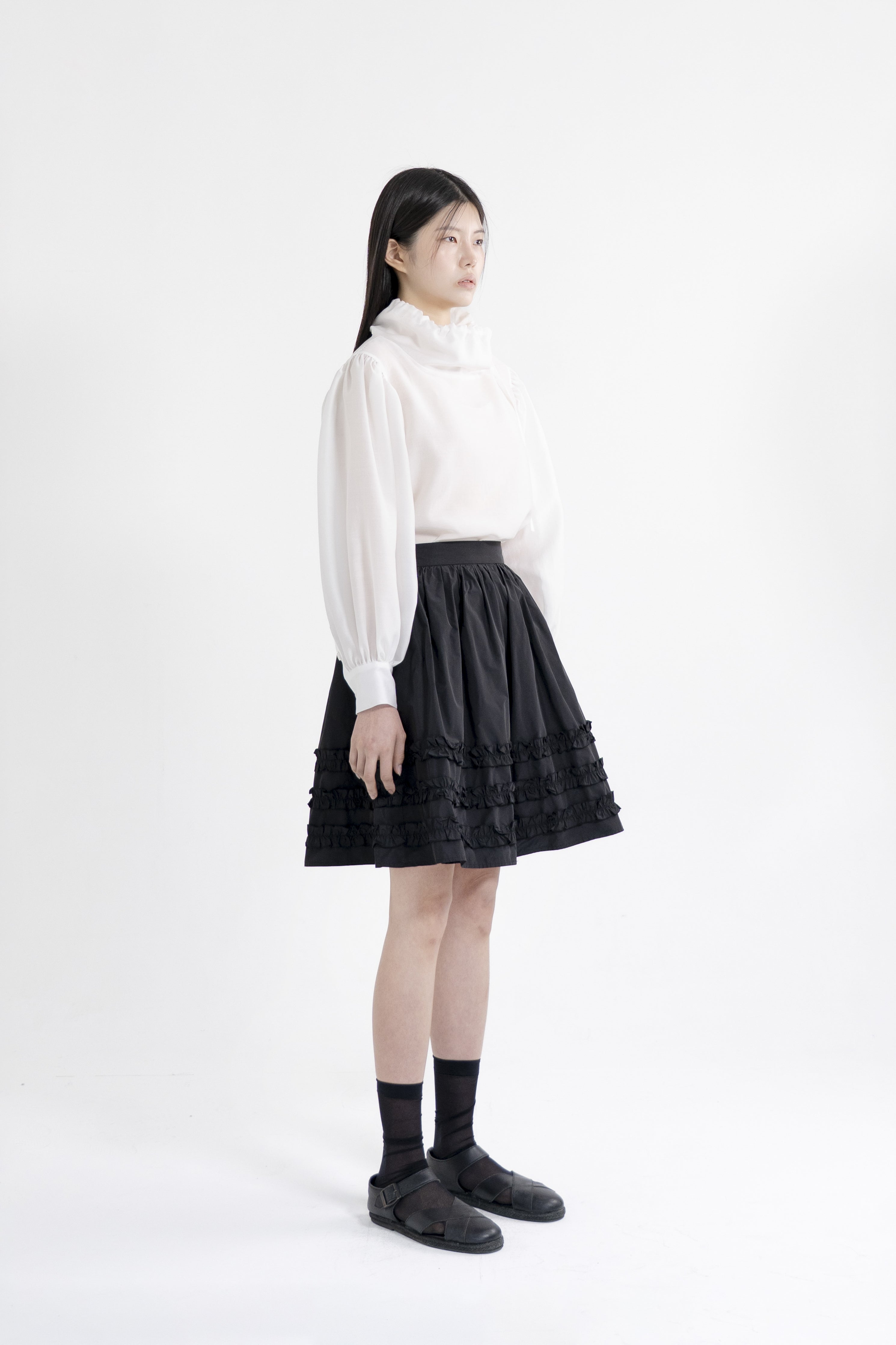 off neck charming blouse