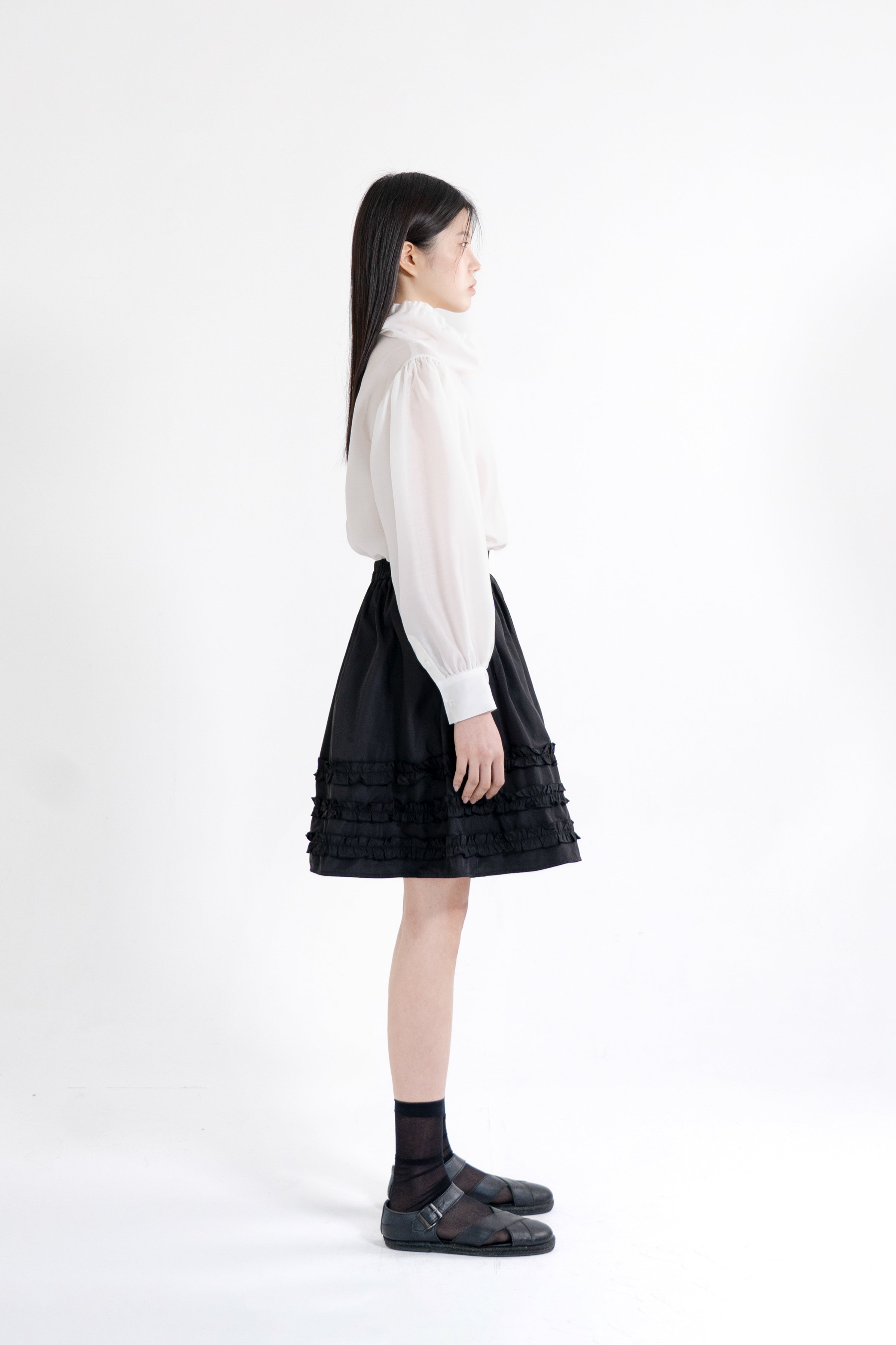 off neck charming blouse