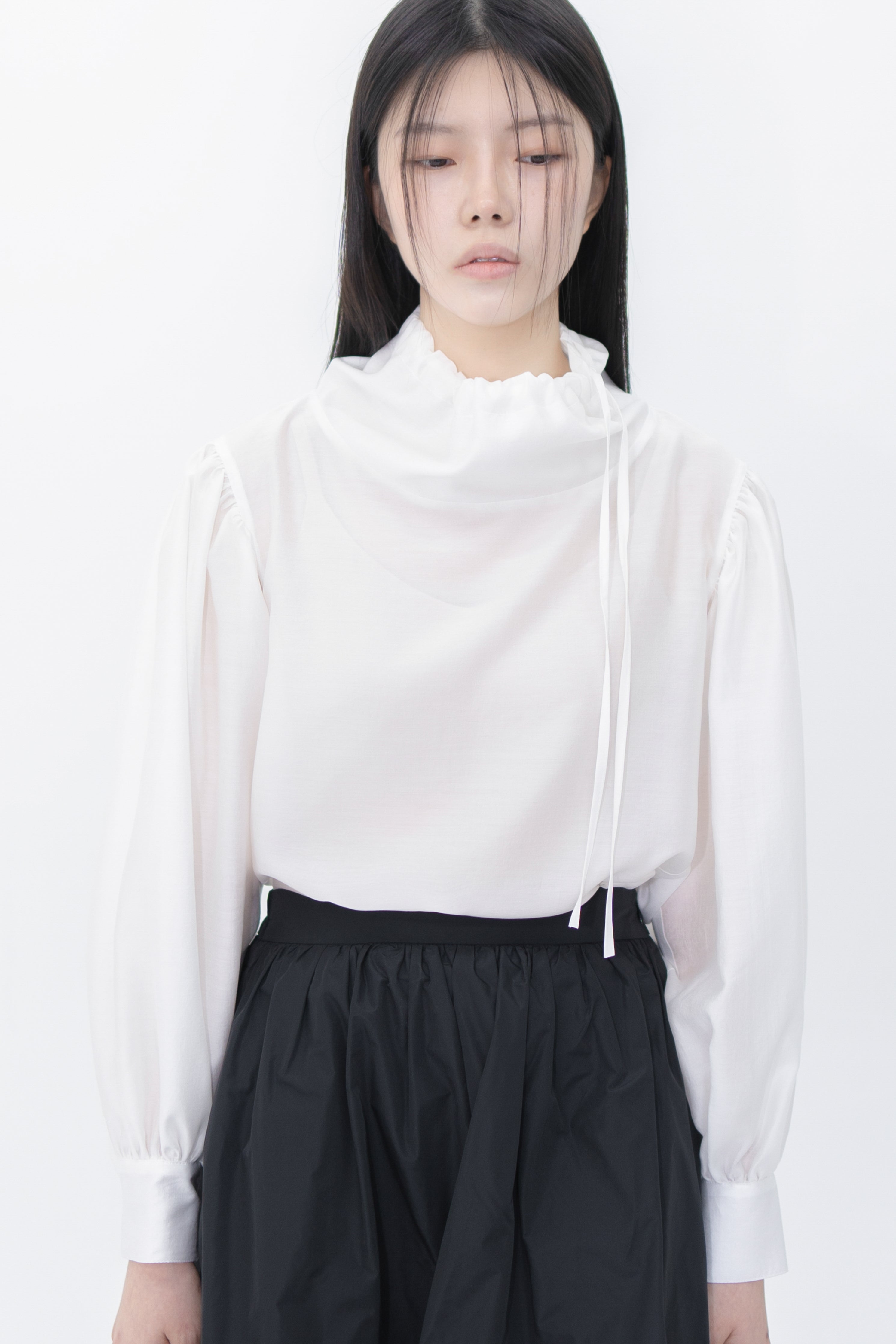 off neck charming blouse