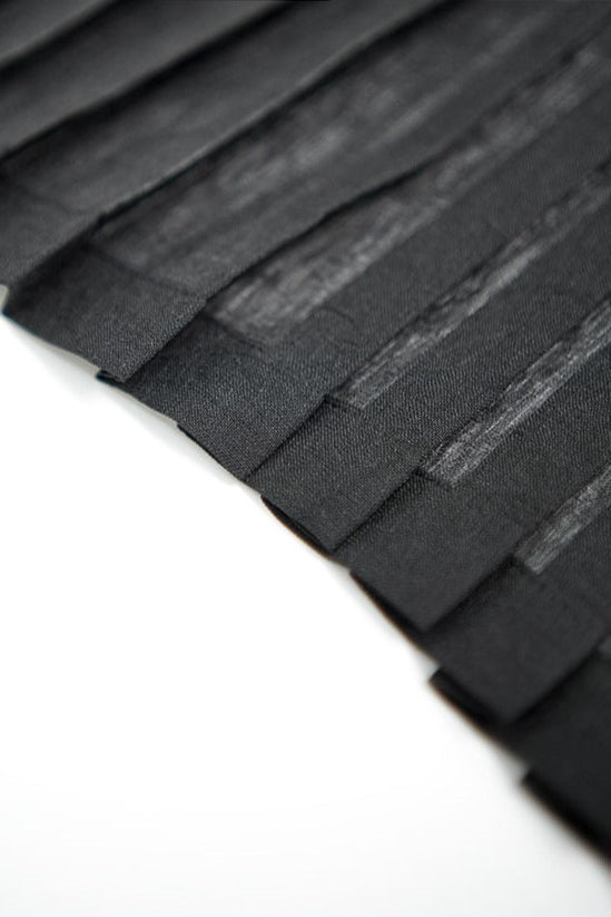 organza frill pleats wrap