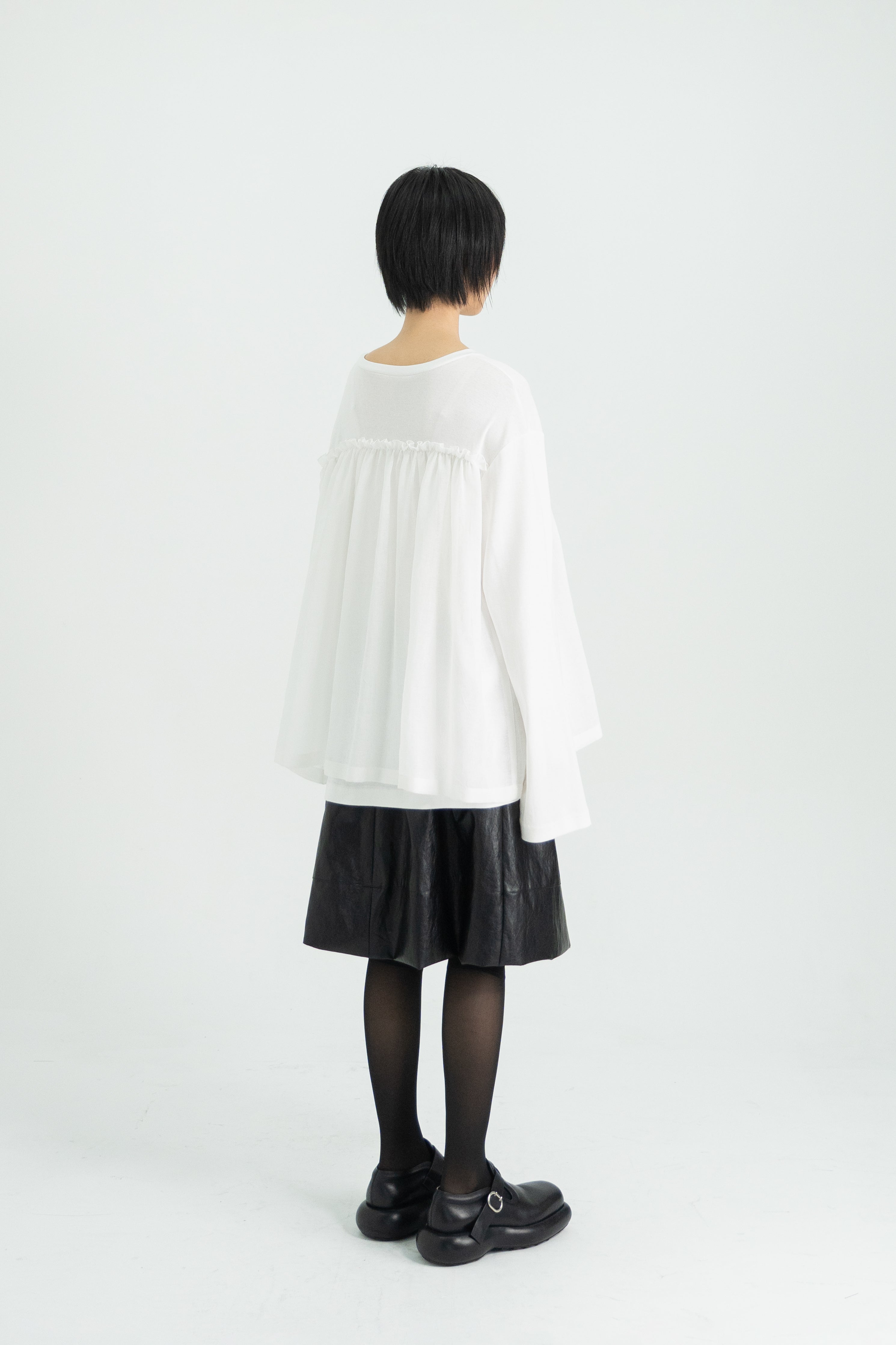 organza frill layer t shirt