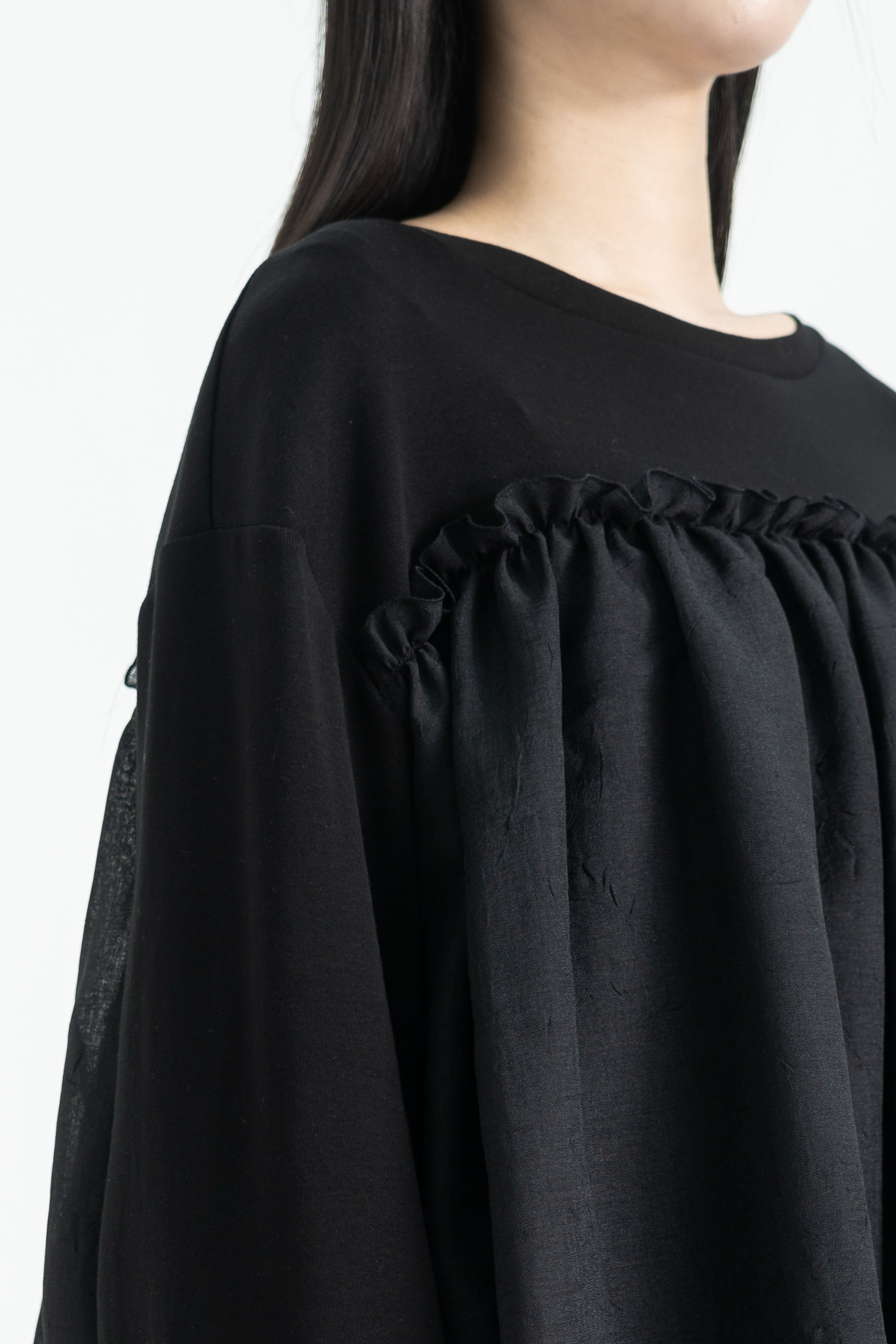 organza frill layer t shirt