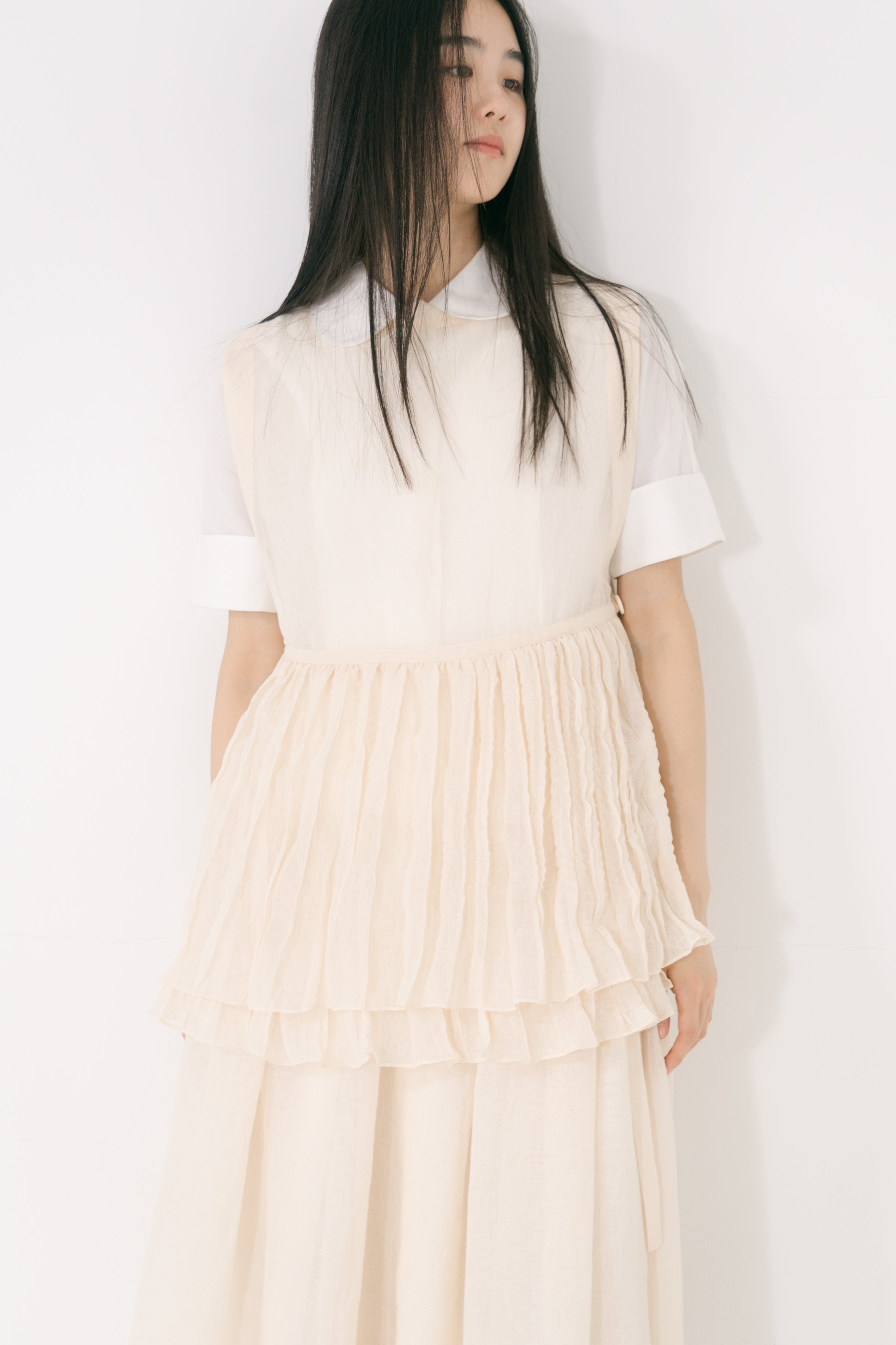 organza ripple vest