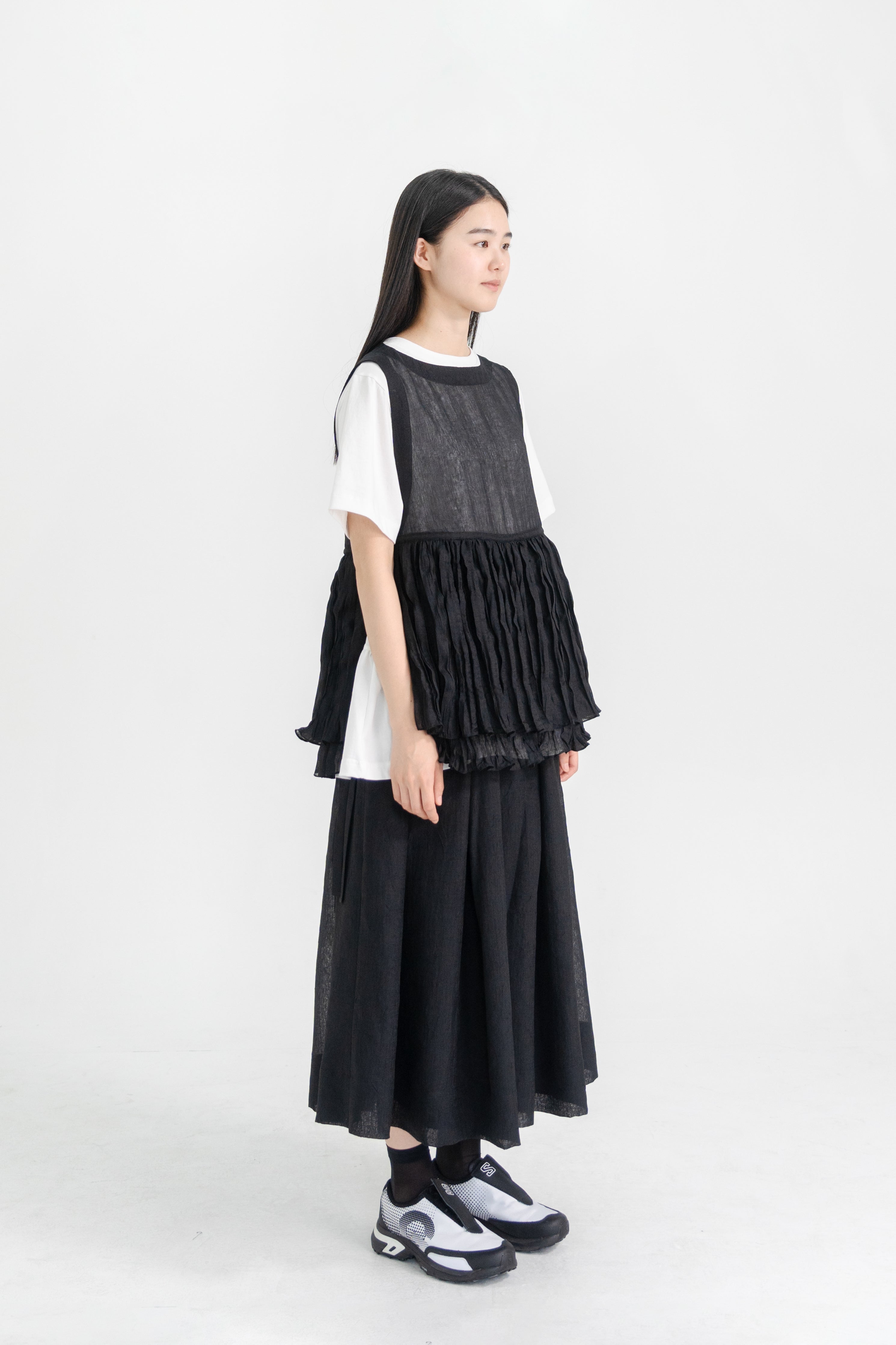 organza ripple vest